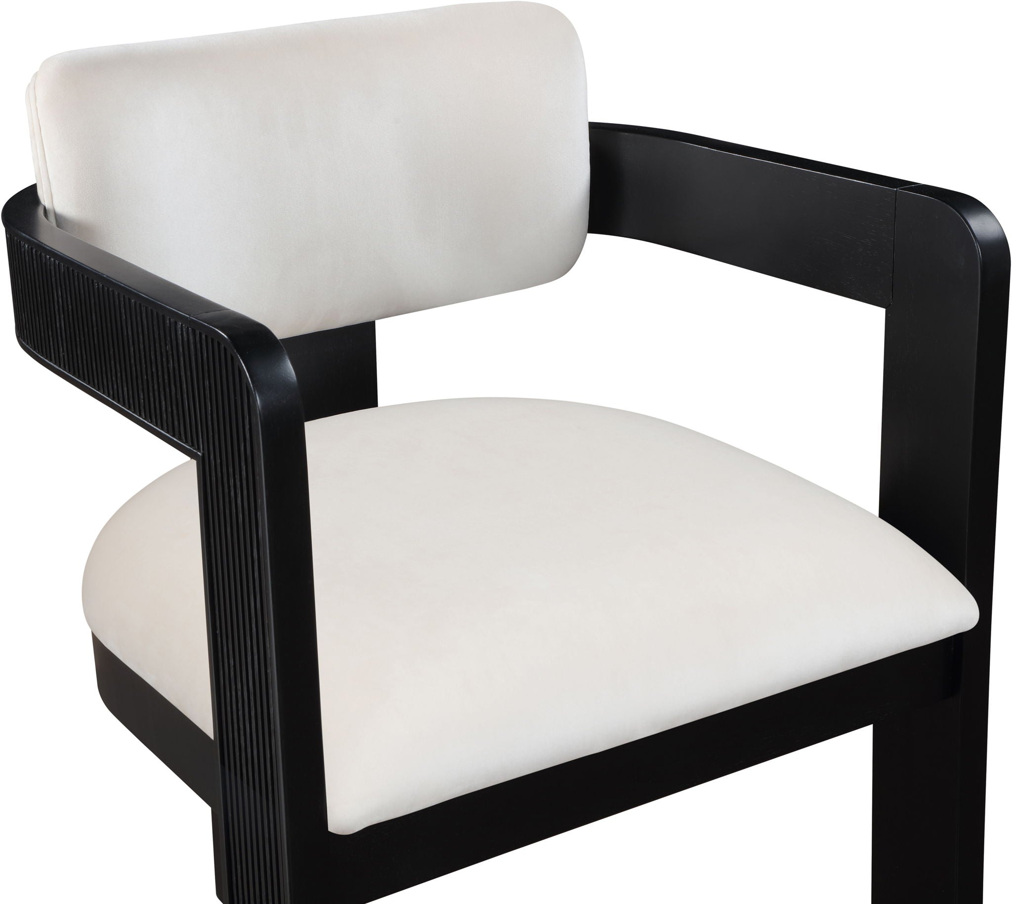 Sacha - Velvet Dining Chair With Black Base (Set of 2)