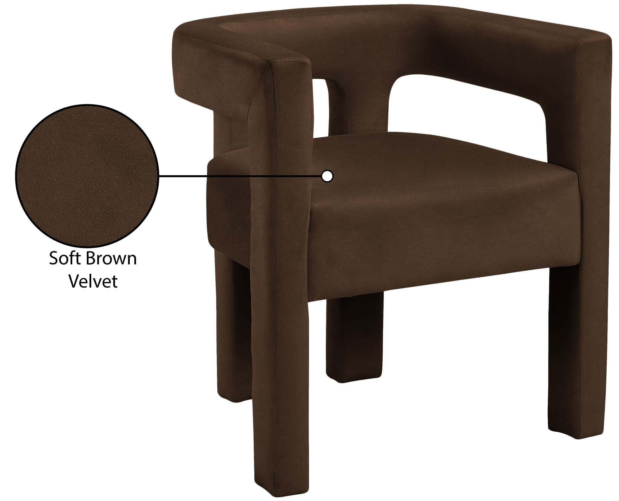 Athena - Velvet Dining Chair