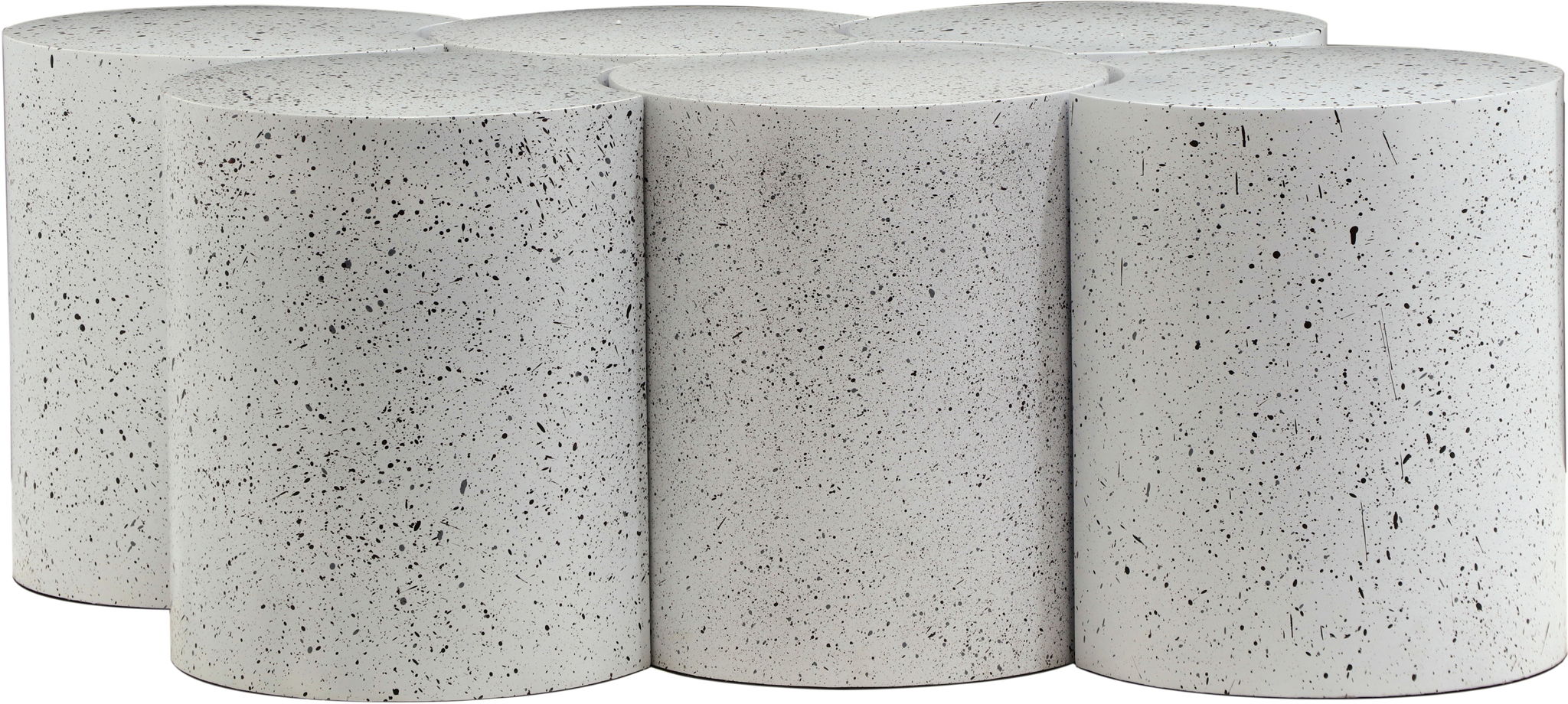 Dimple - 6 Piece Modular Coffee Table - Terazzo Finish
