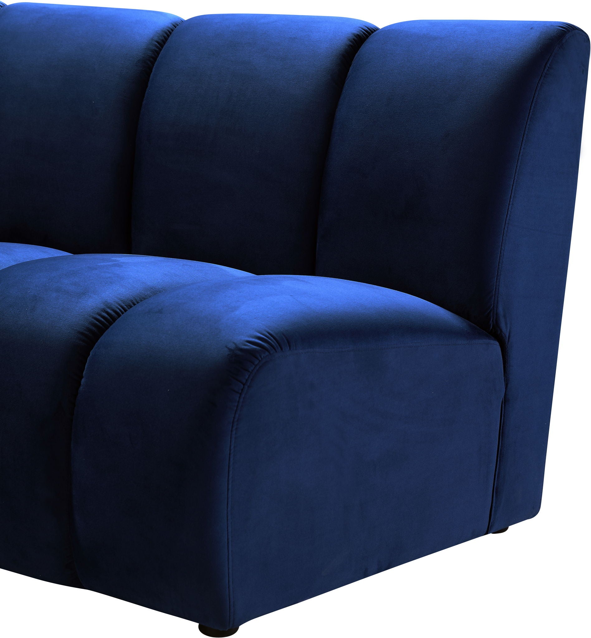 Infinity - 4 Piece Velvet Modular Sectional