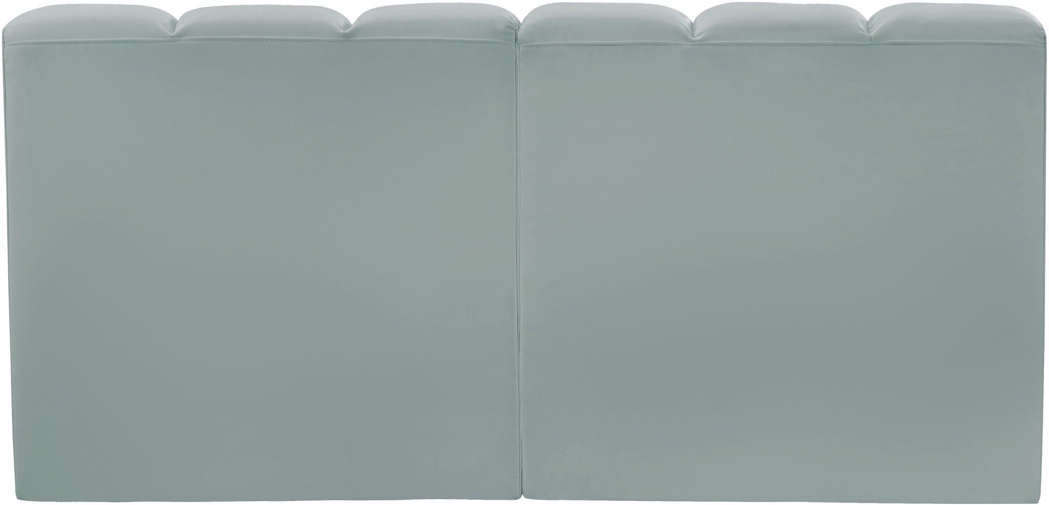 Arc - Faux Leather 2 Seats Modular Sofa