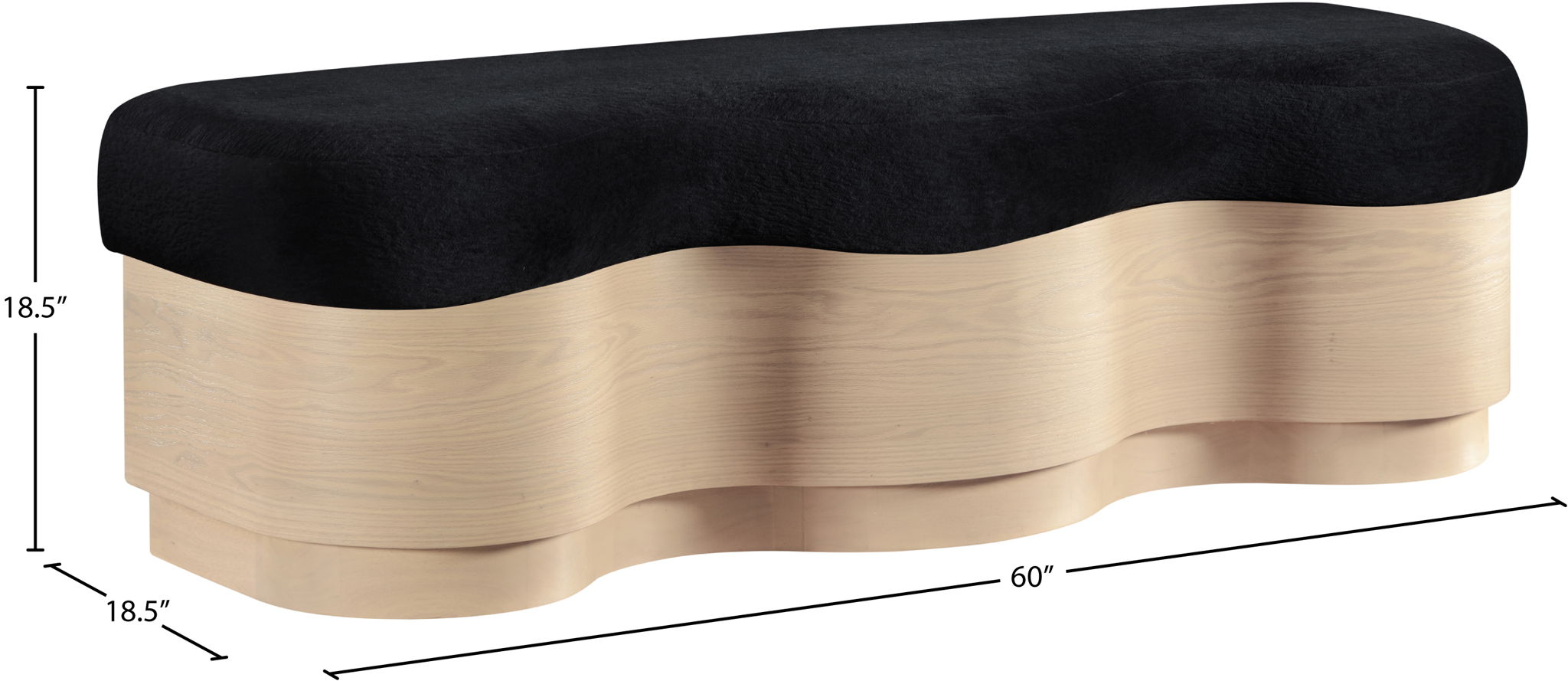 Savoy - Bench With Gold Base