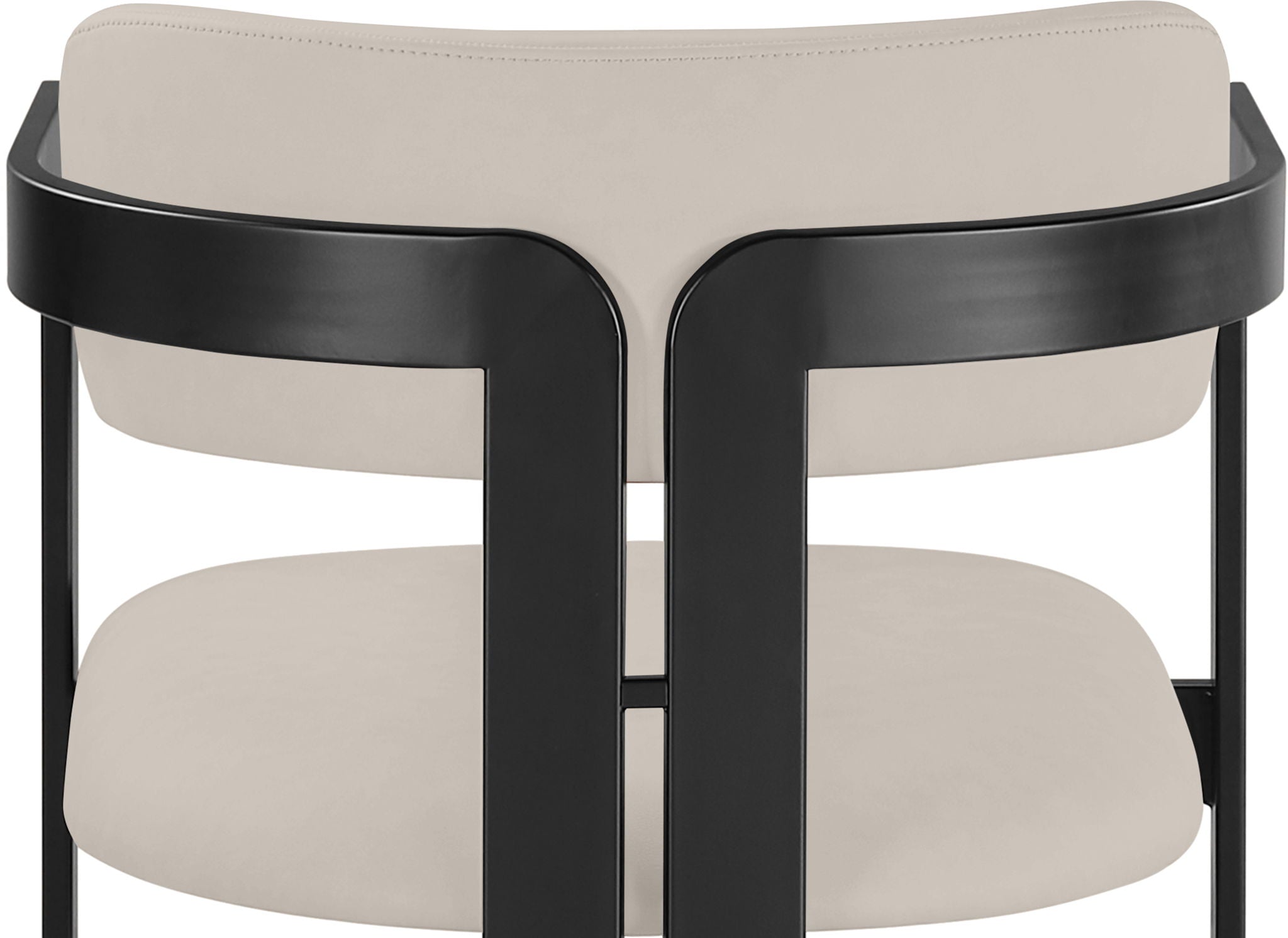 Aurum - Vegan Leather Upholstered Dining Chair (Set of 2) - Taupe