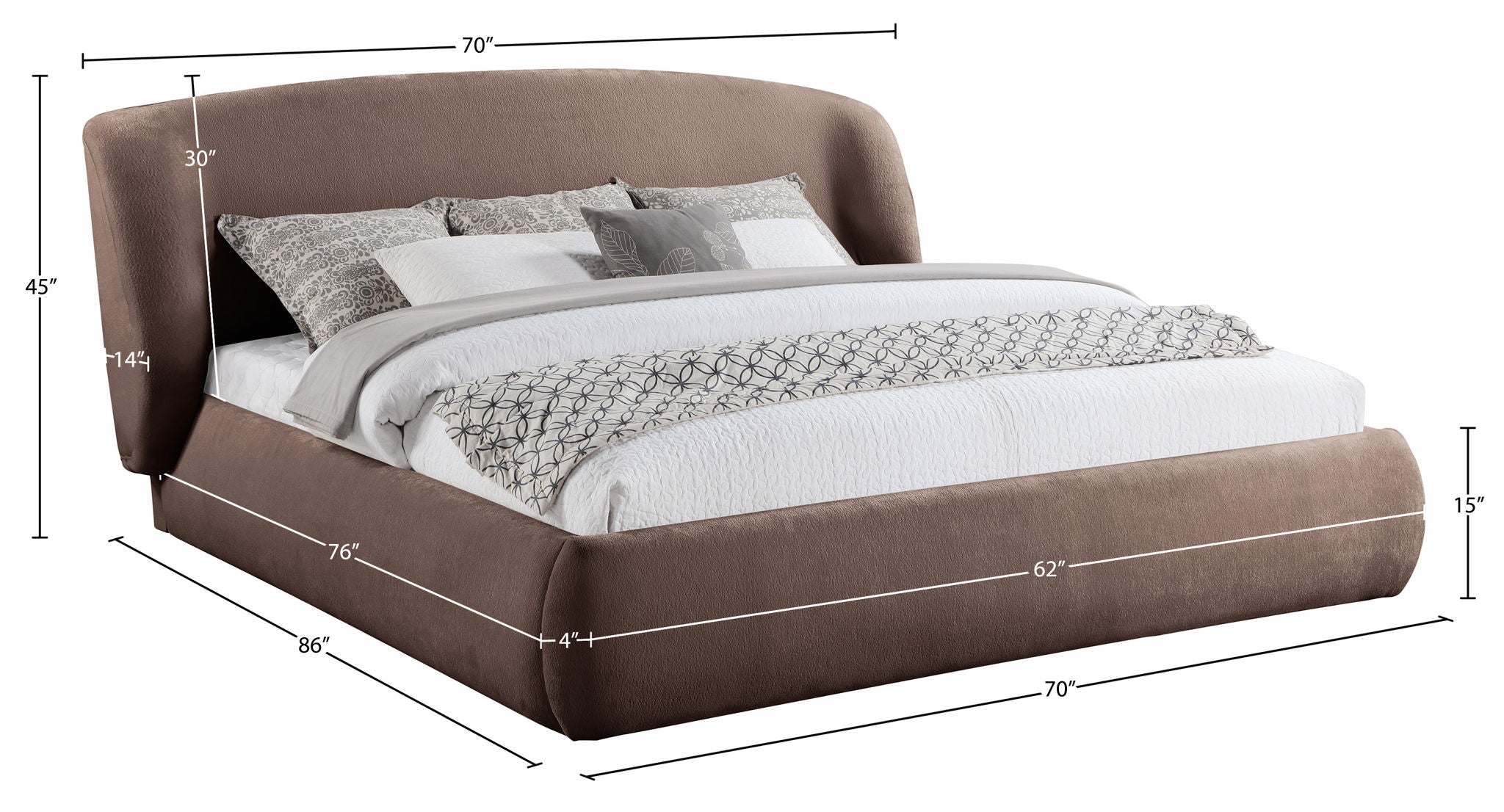 Sandro - Upholstered Bed