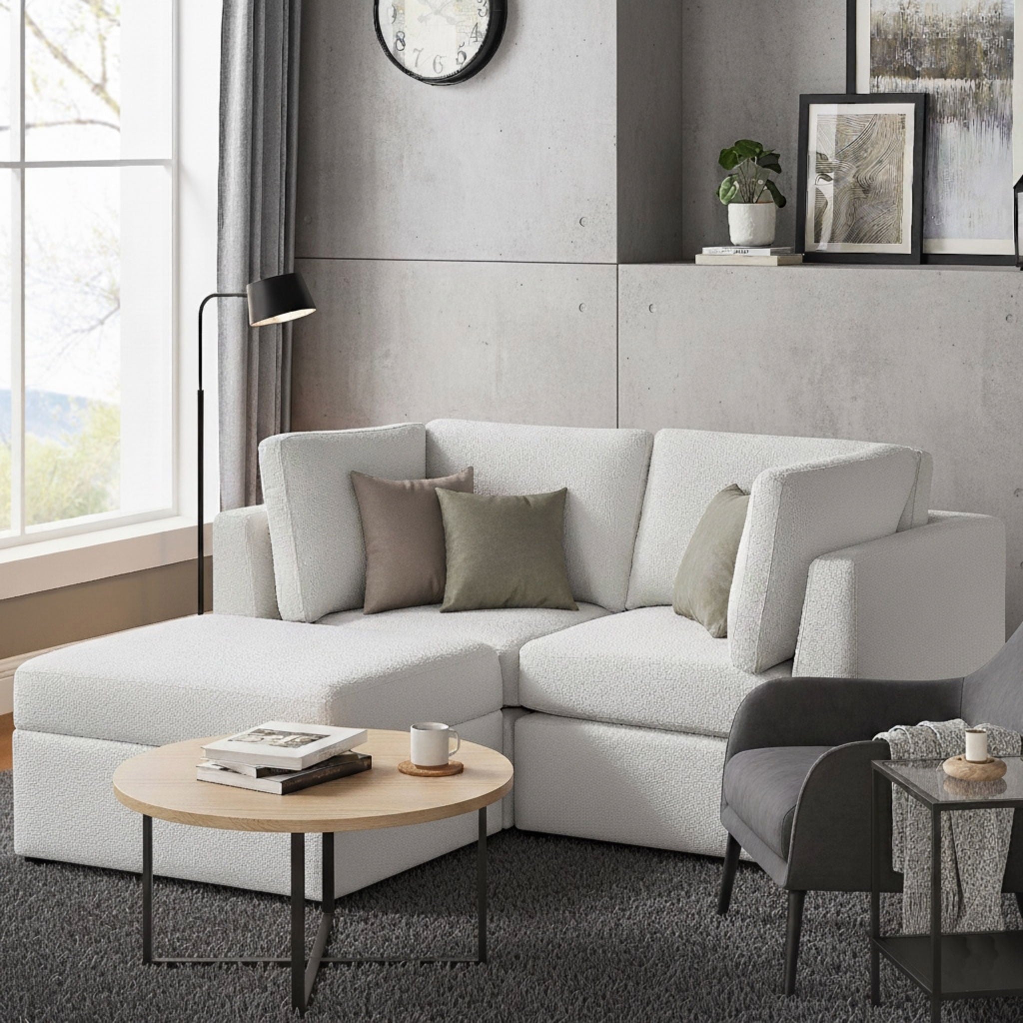 Chauncy - Sectional With Storage Ottoman