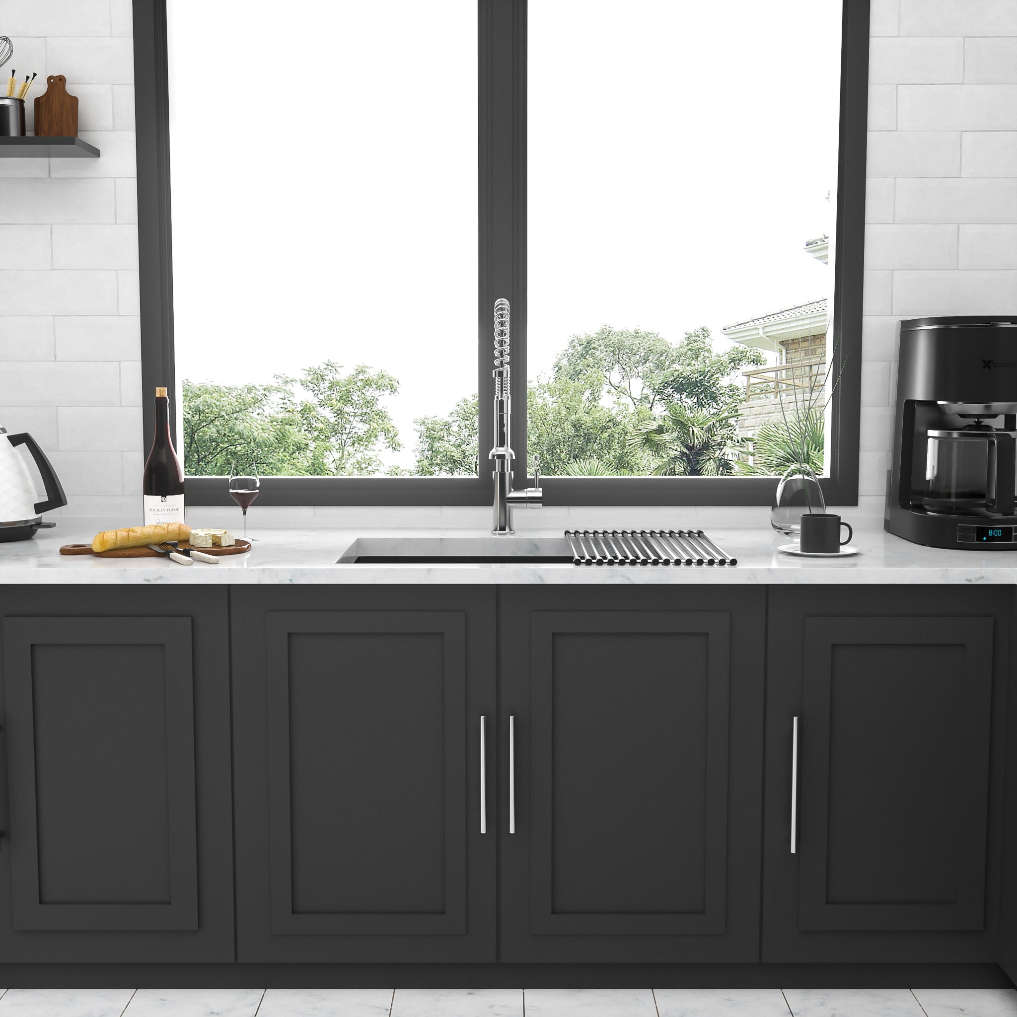 Undermount Kitchen Sink With Deep Single Bowl