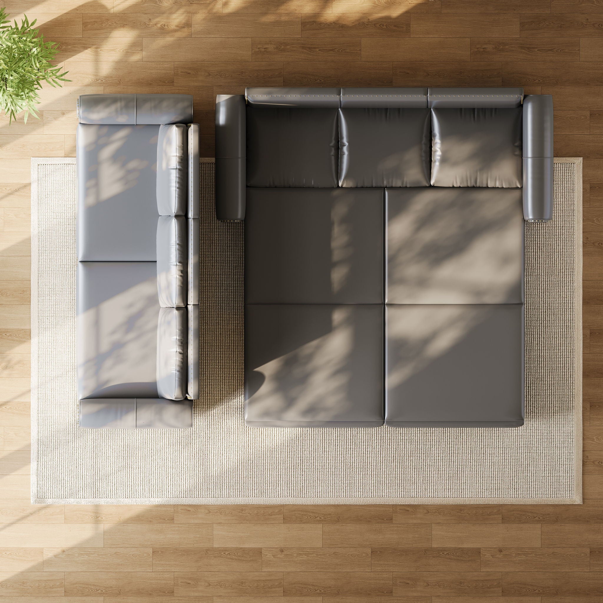 Chesterfield Sofa & Pull Out Bed