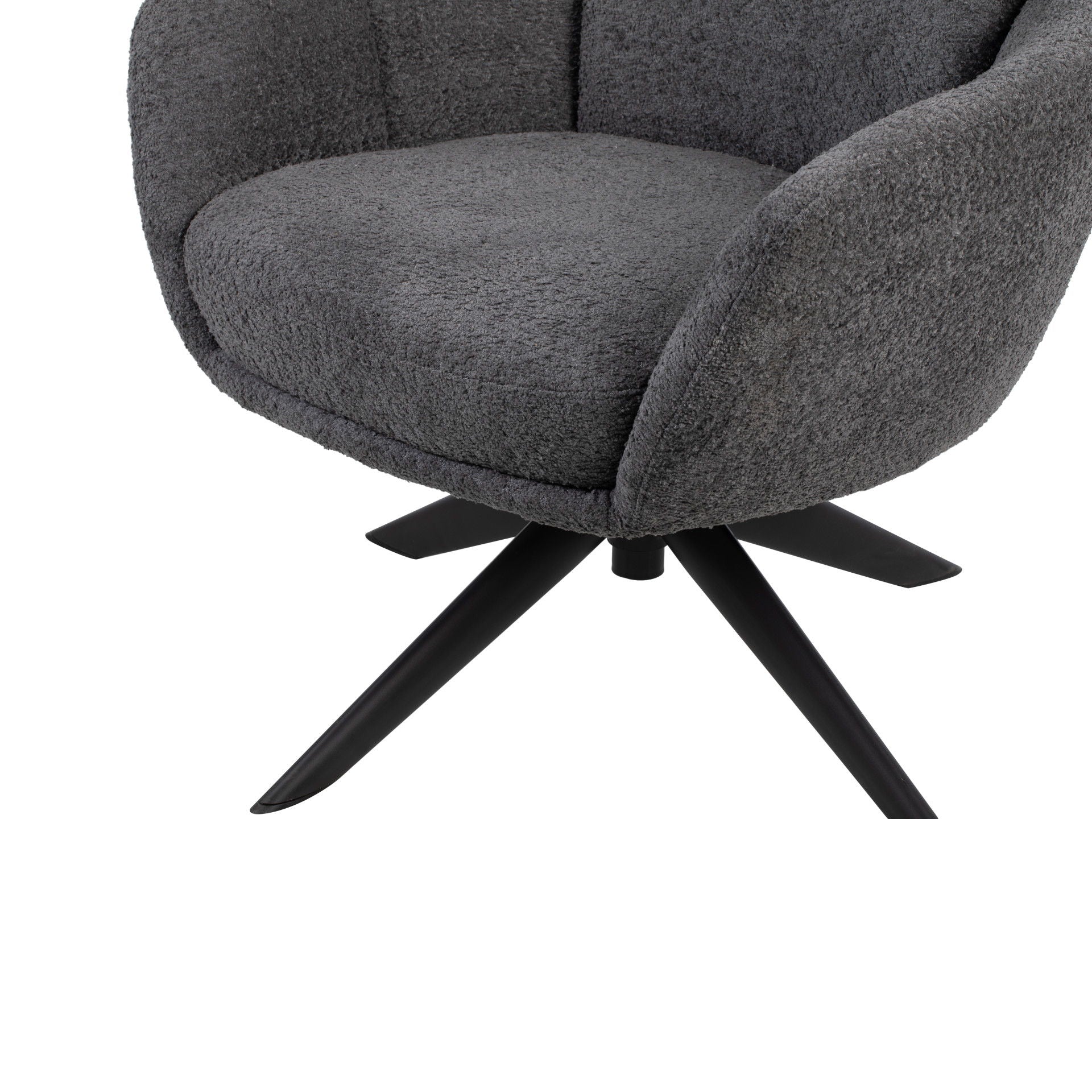 Fleming - Boucle Swivel Lounge Chair