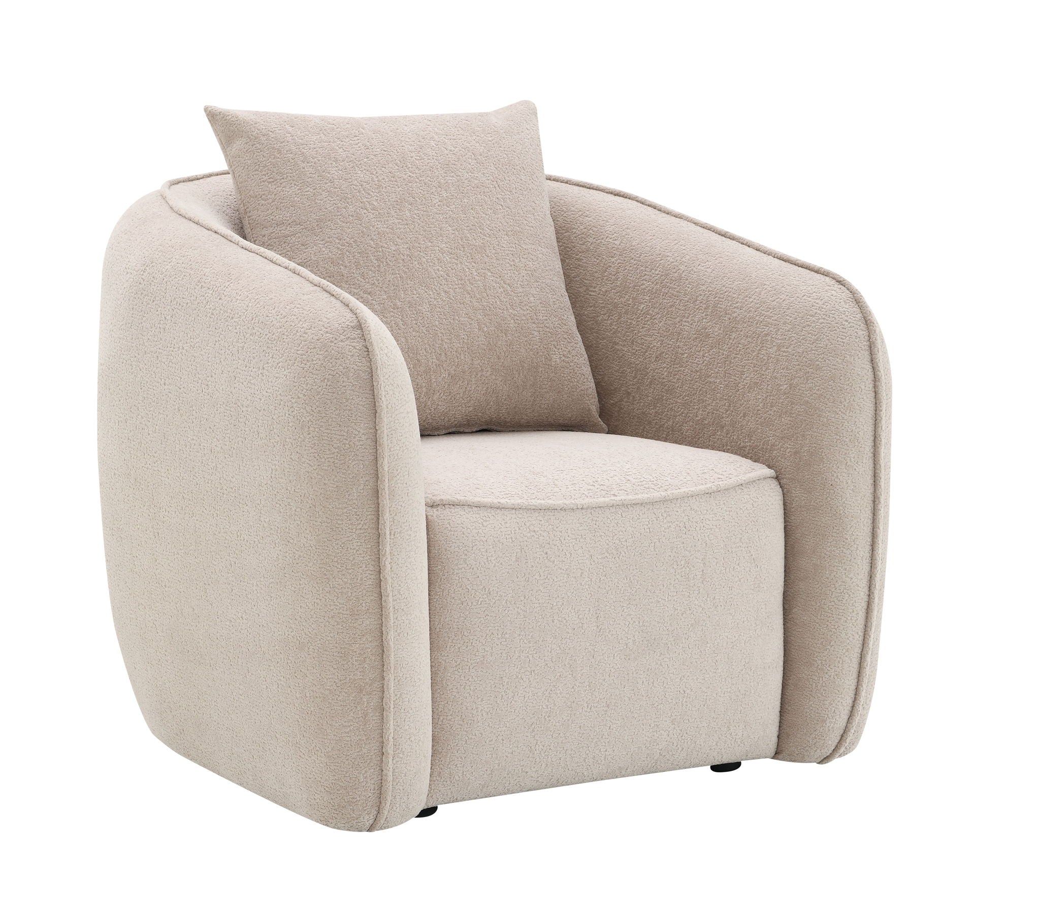 Keith - Chair With 1 Matching Color Toss Pillows
