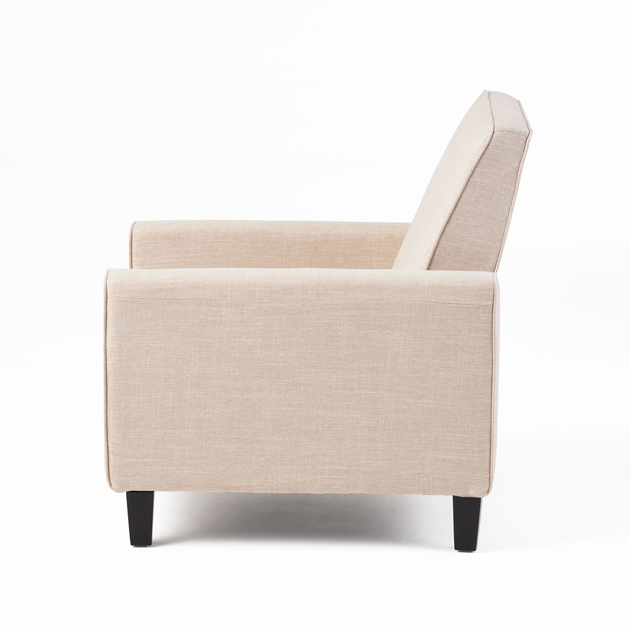 Upholstered Push Back Recliner Chair For Living Room
