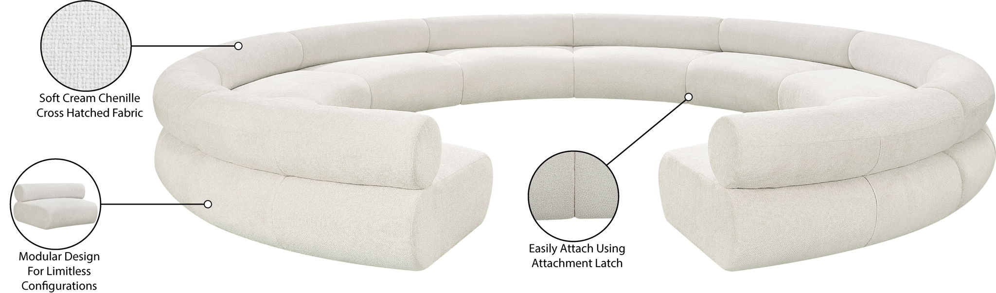Bale - 10 Piece Modular Sofa