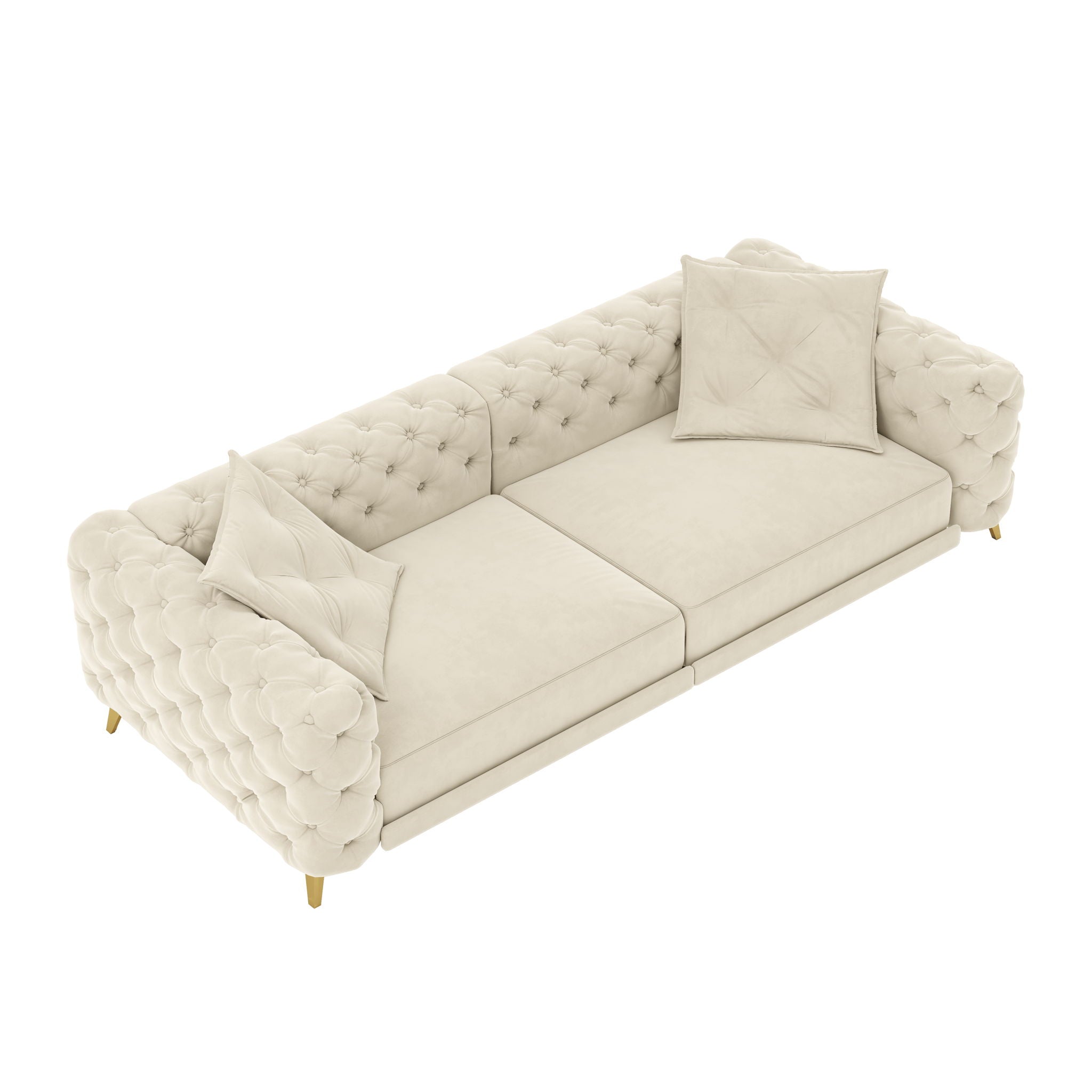 3-In-1 Convertible Sleeper Sofa