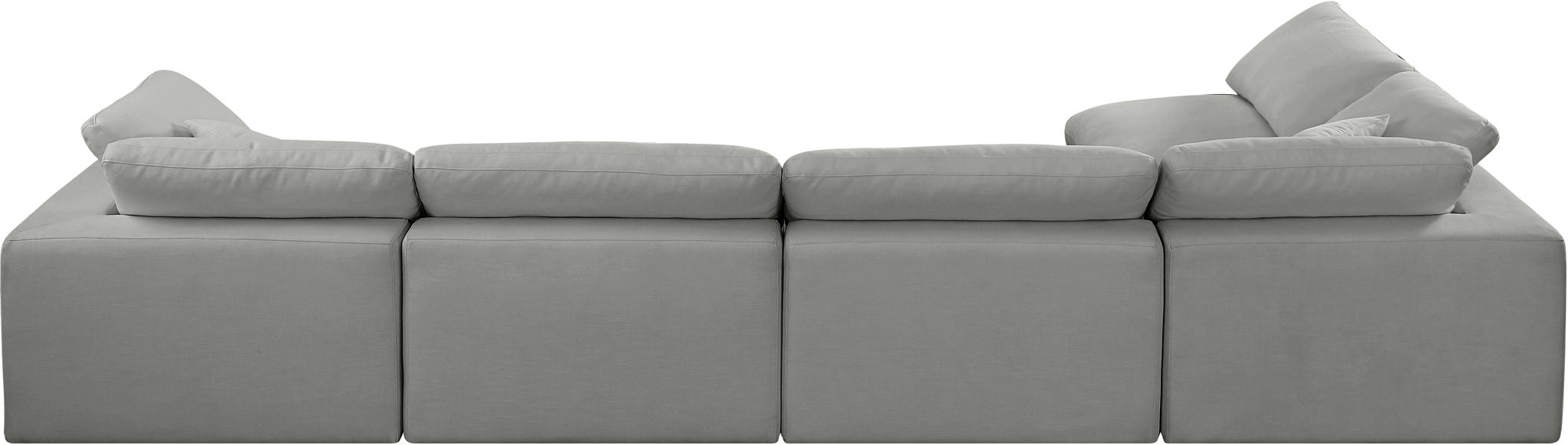 Comfy - 5 Piece Linen Modular Sectional