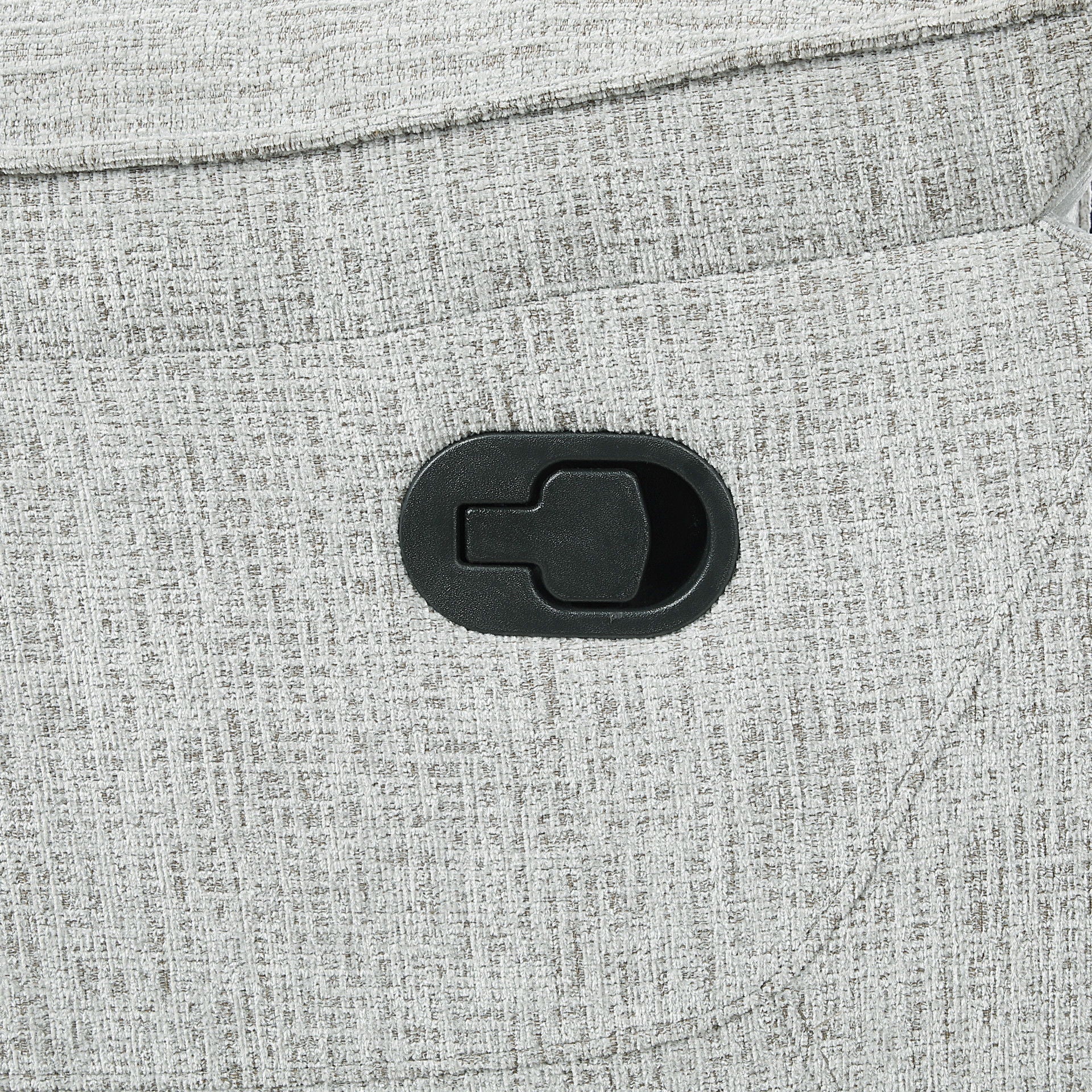 Chablis - Glider Recliner With Heat And Massage - Mist Gray