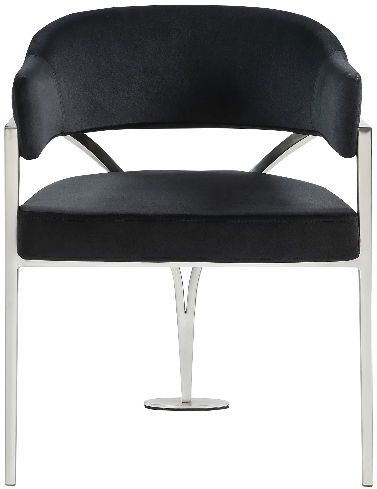 Madelyn - Dining Chair (Set of 2) - Brushed Chrome