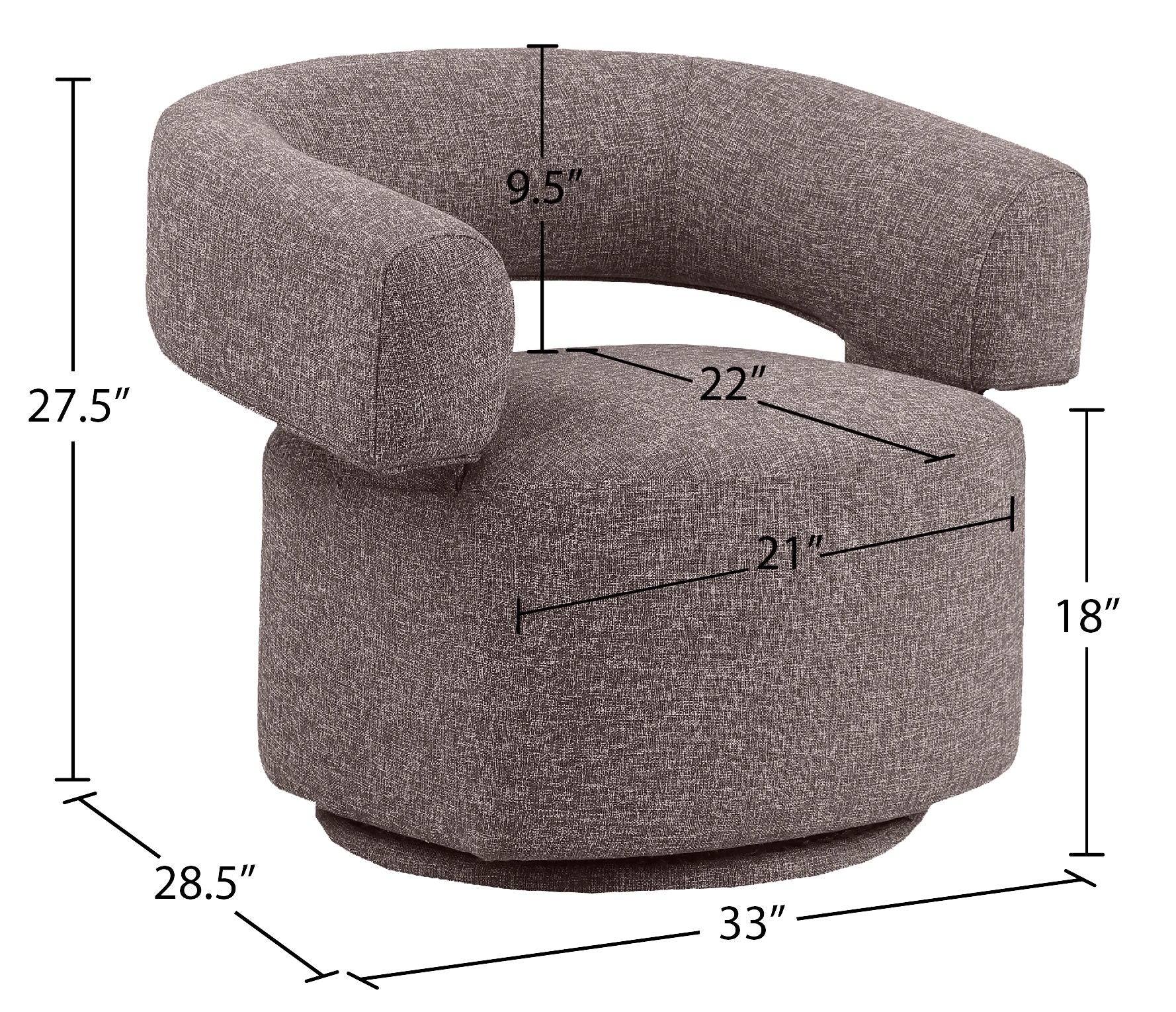 Niya - Swivel Accent Chair