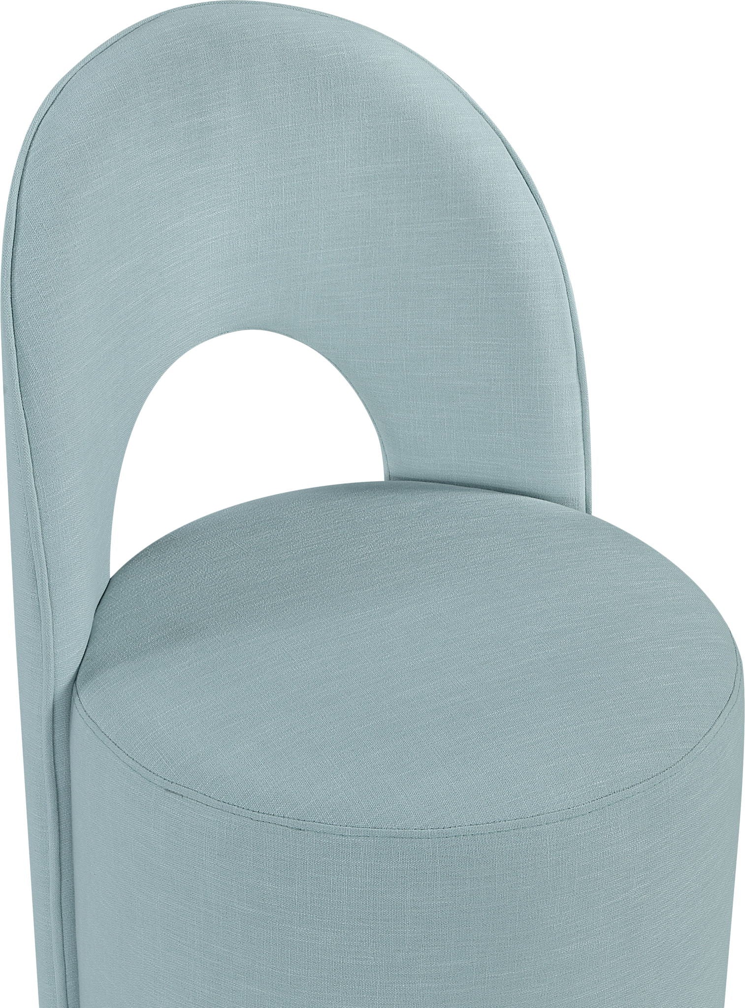 Cirelle - Linen Textured Performance Fabric Dining Chair (Set of 2)