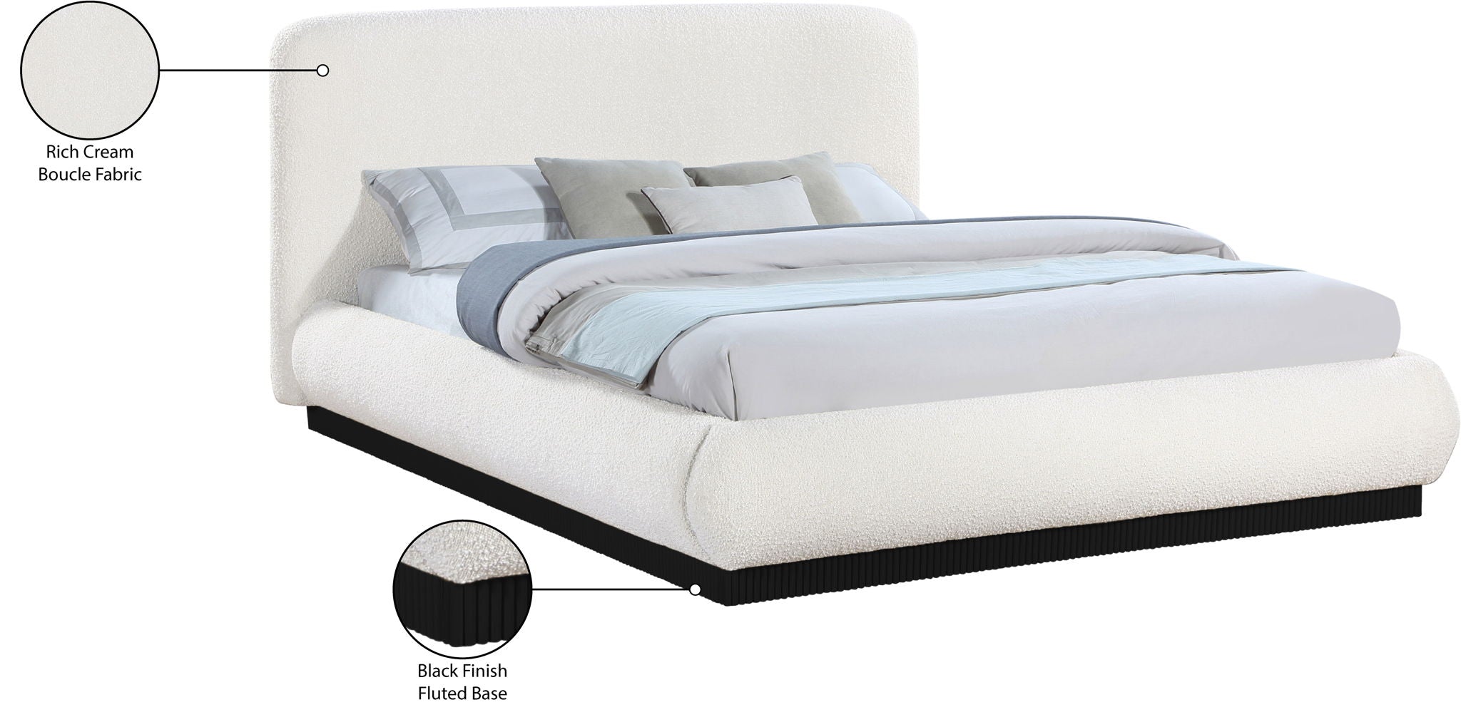 Rigby - Bed With Black Base
