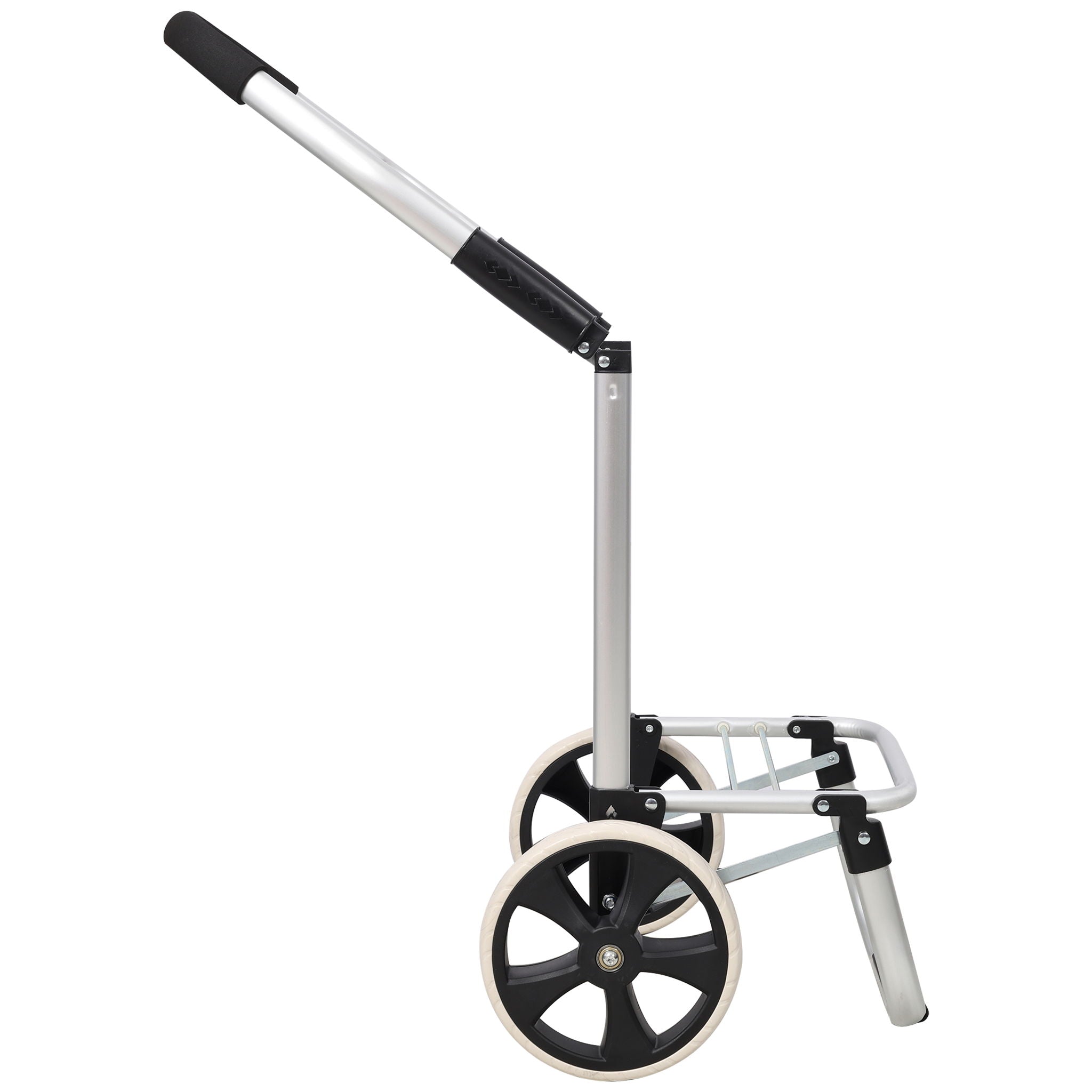 Foldable Shopping Trolley With Wheels And Waterproof Bag - Blue