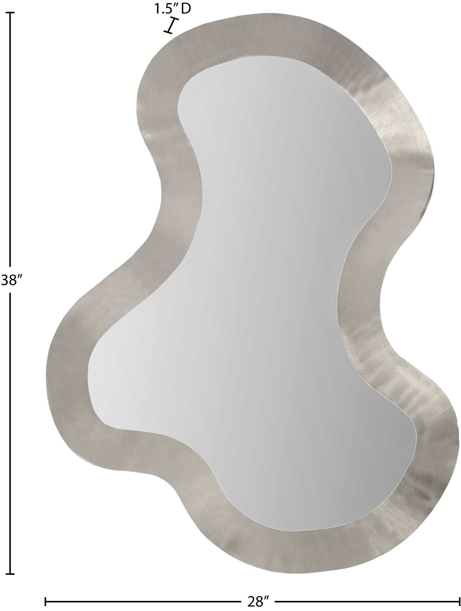 Oblique - Metal Frame Mirror