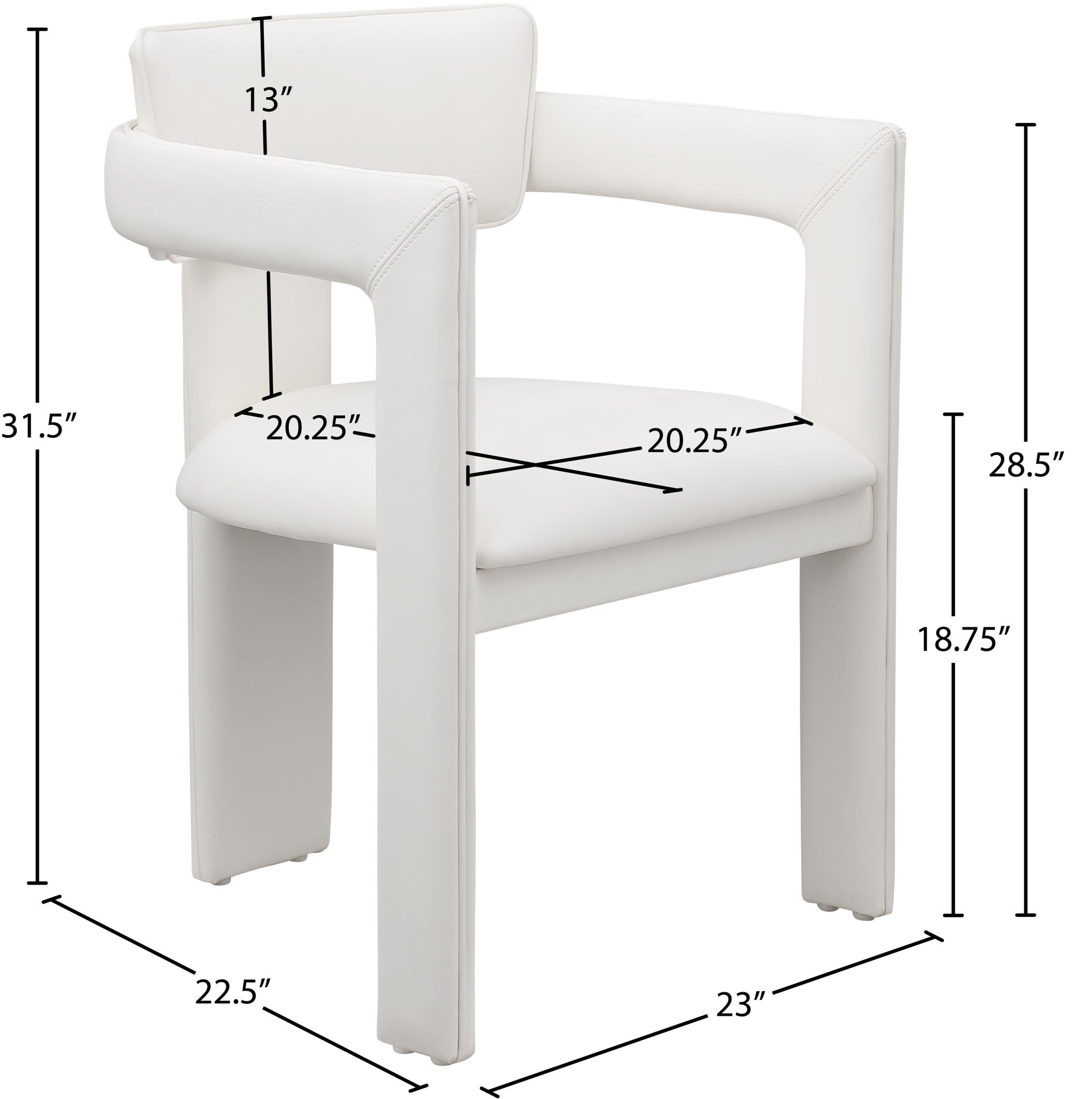 Brenda - Faux Leather Dining Chair (Set of 2)