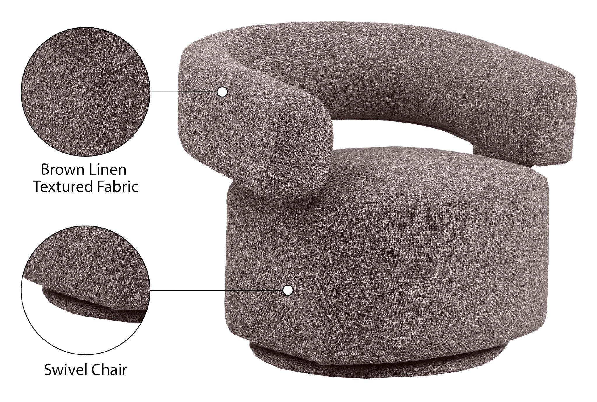 Niya - Swivel Accent Chair