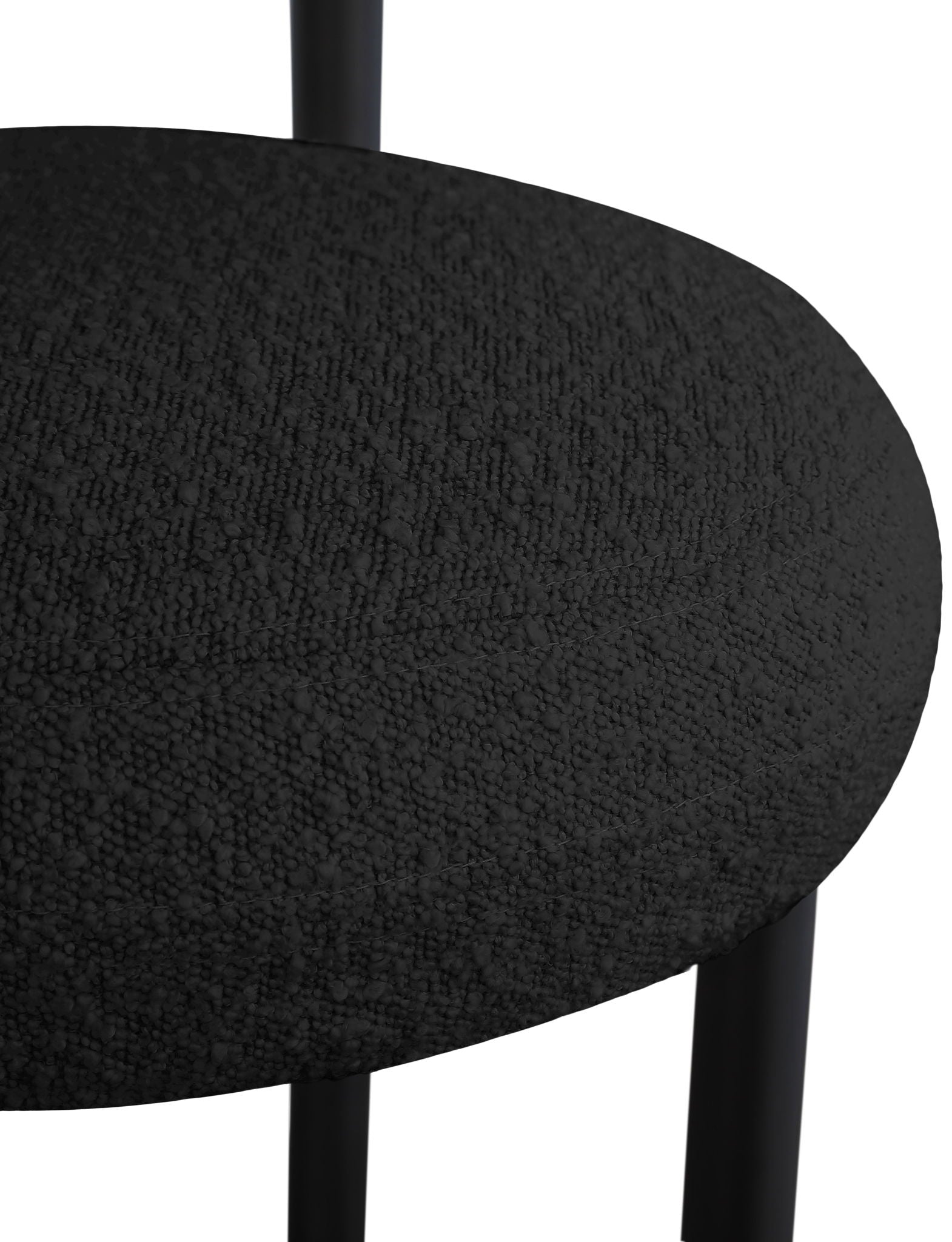 Bordeaux - Stool With Black Legs (Set of 2)