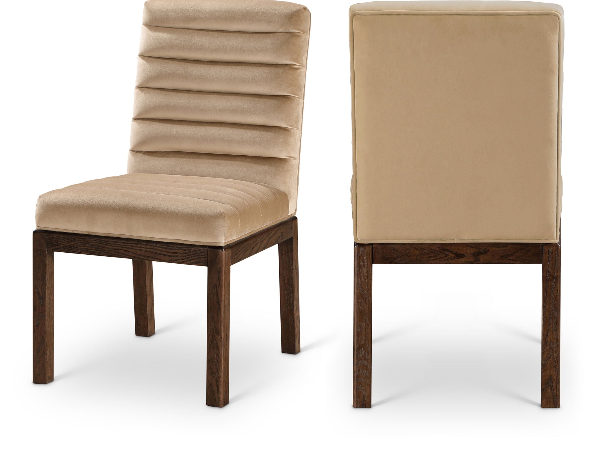 Evelyn - Dining Chair With Brown Legs