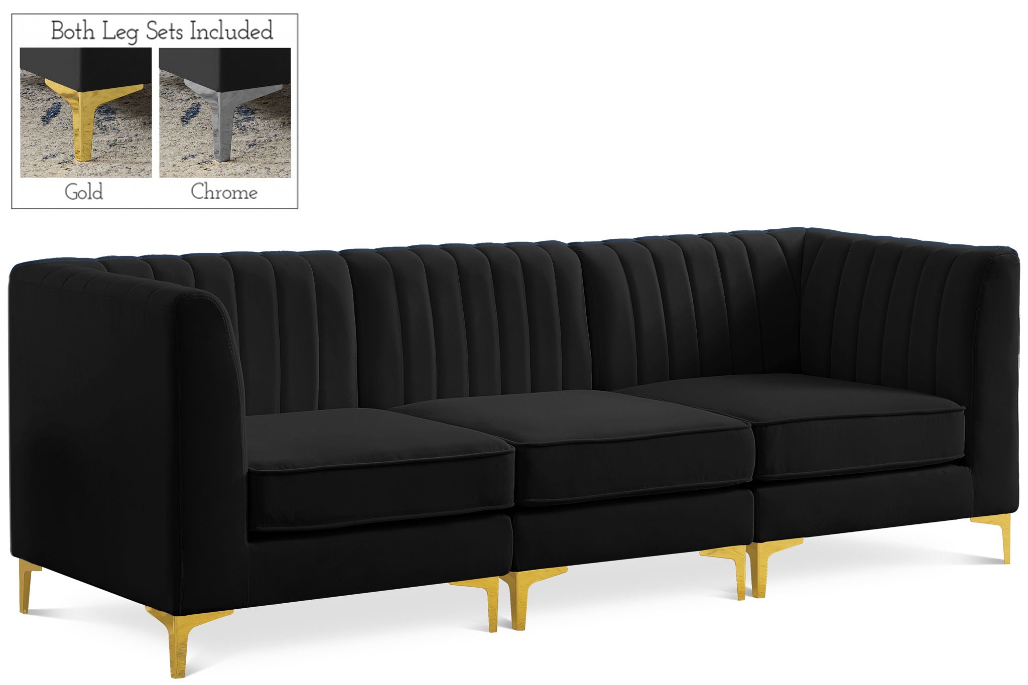 Alina - 3 Piece Modular Sectional