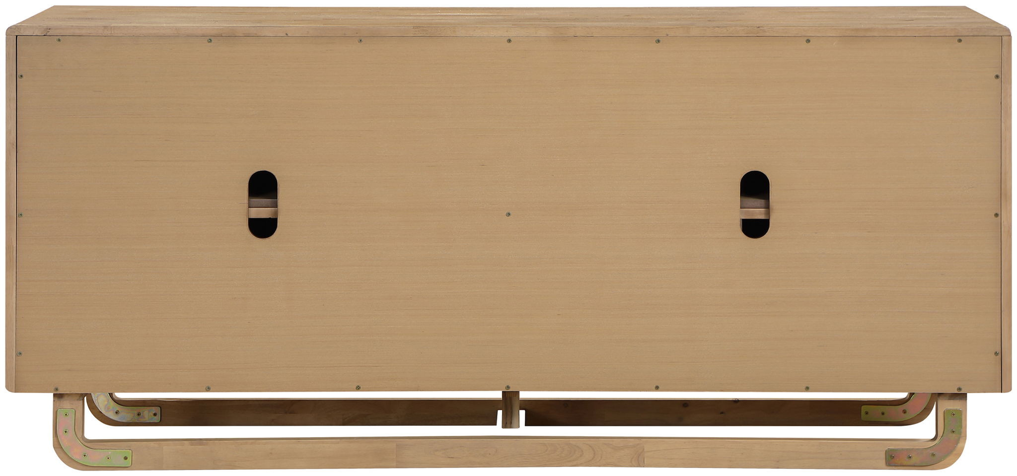 Sova - Solid Wood, Oak Veneer And Stainless Steel Sideboard/Buffet