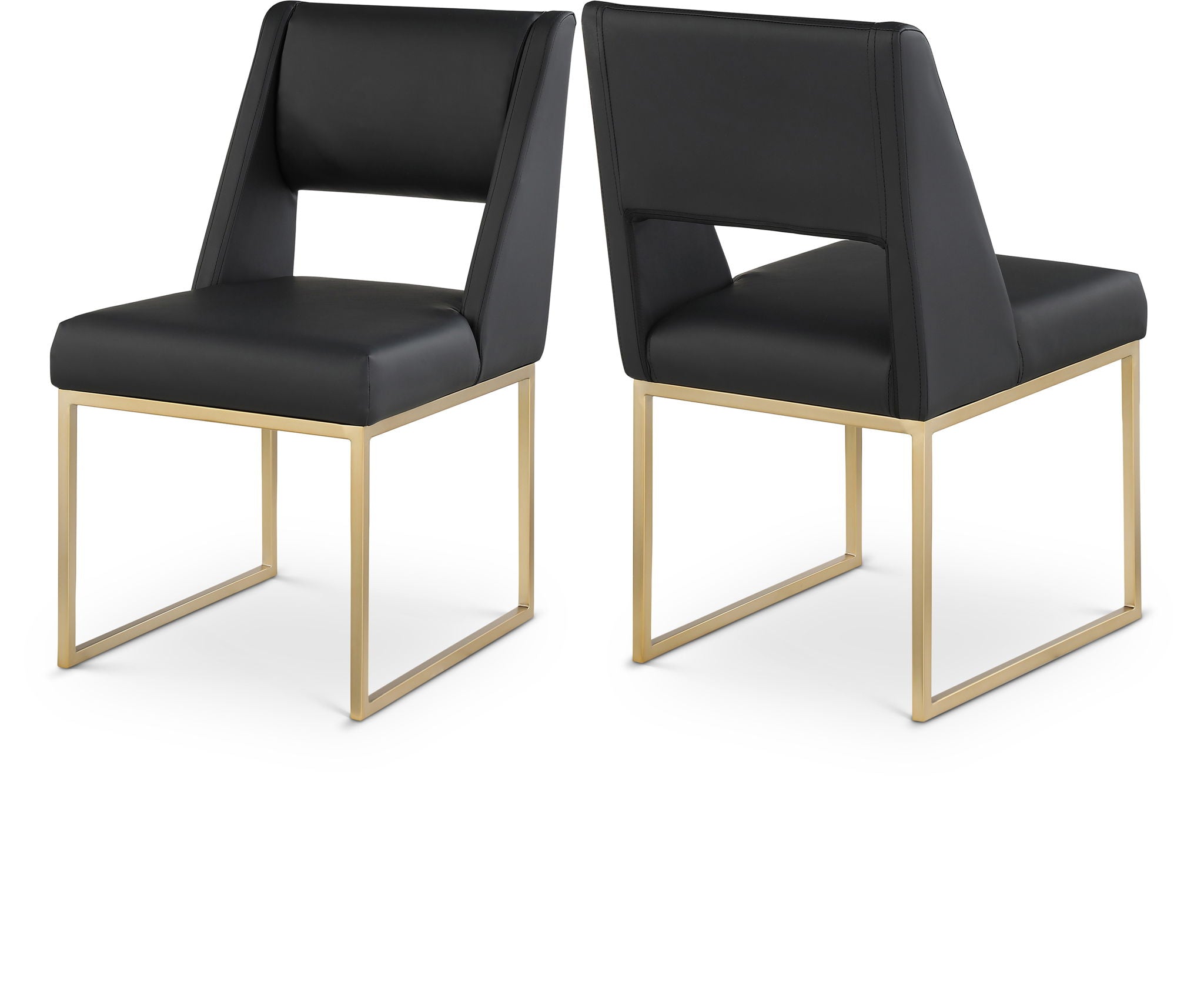 Jayce - Dining Chair (Set of 2), Gold Base