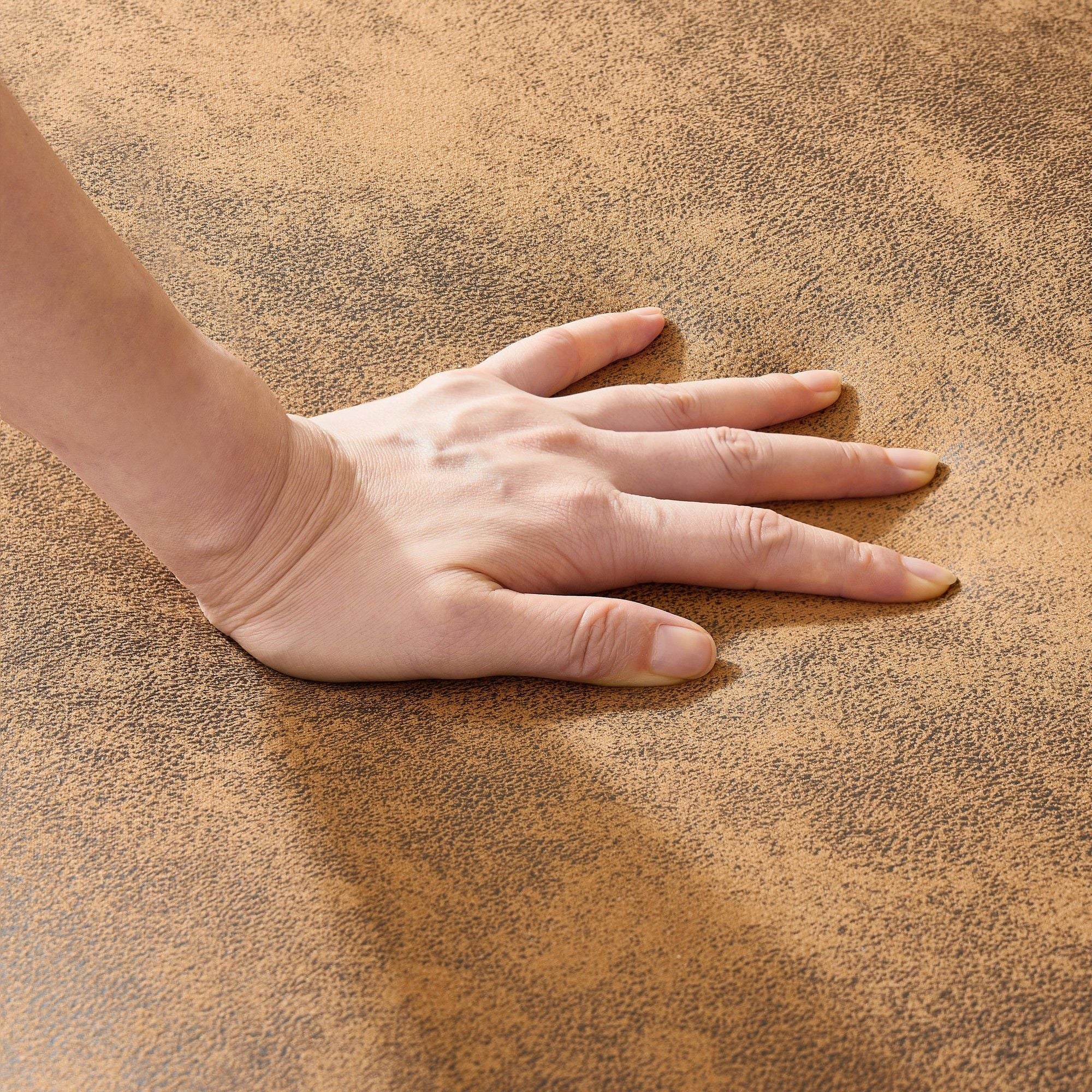 Chesterfield 3 And 3 Seater Sofa Set High Tech Fabric Roll Armrest Upholstered Couch