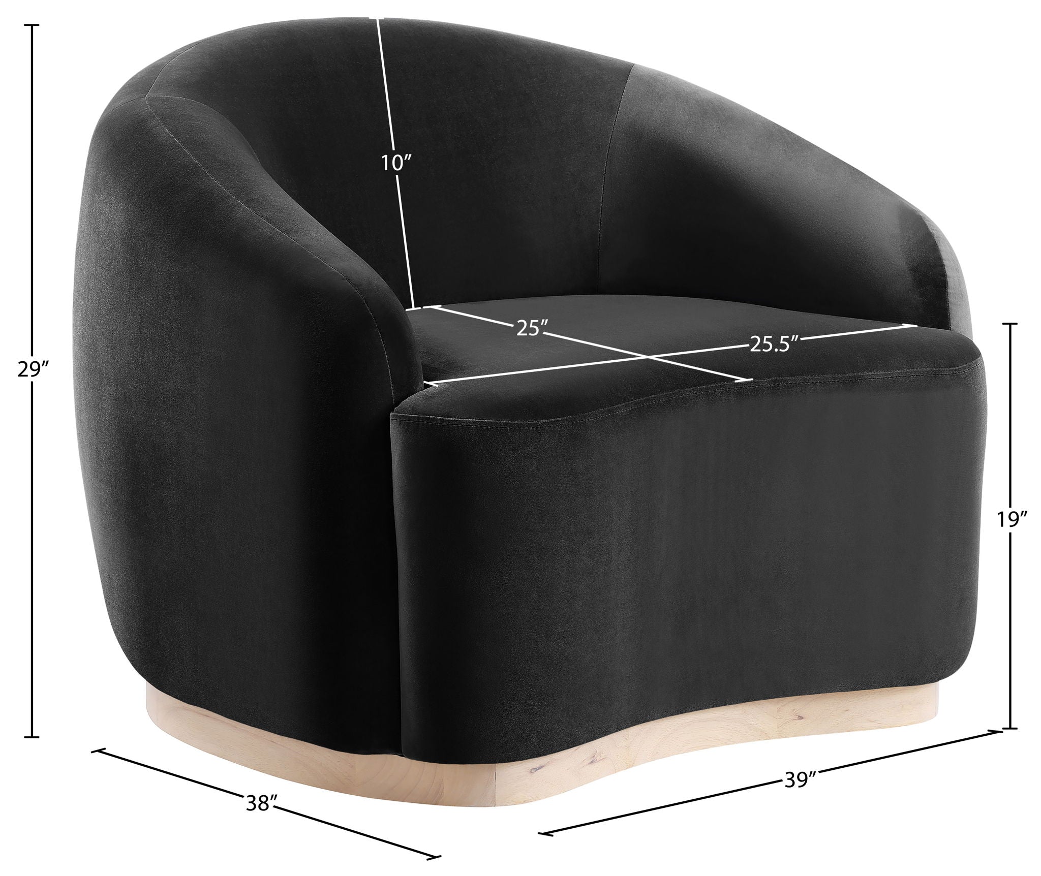 Gustavo - Velvet Upholstered Chair