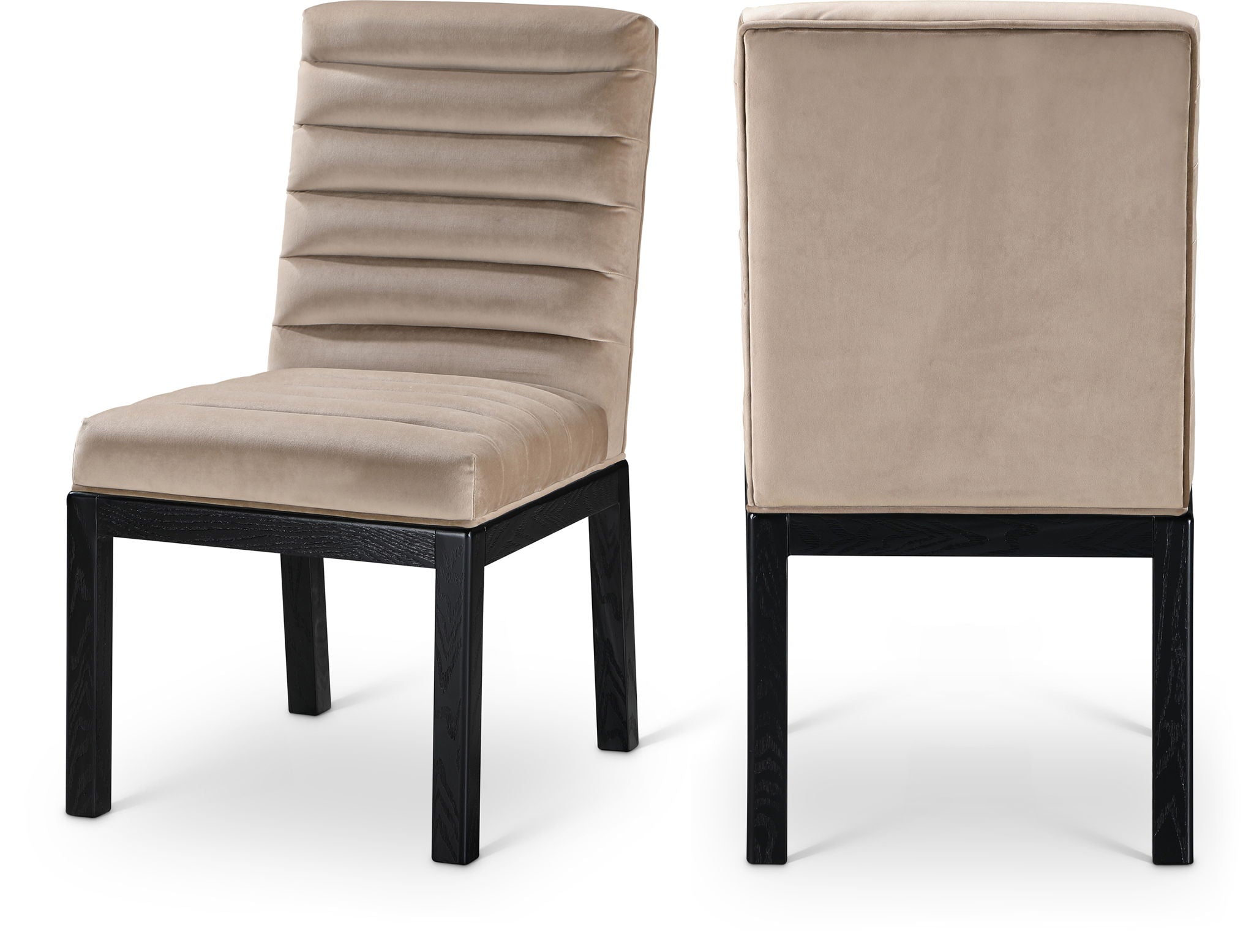 Evelyn - Dining Chair With Black Legs