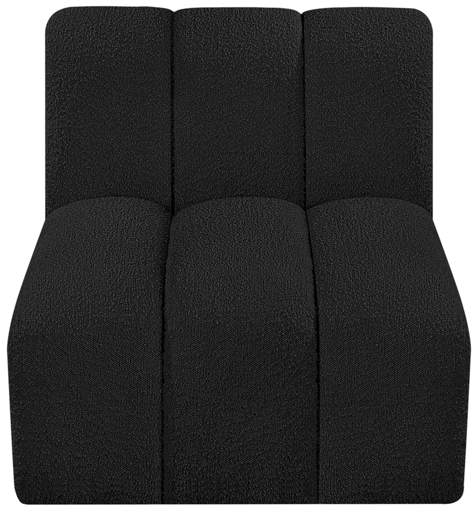 Arc - Boucle Fabric Straight Chair