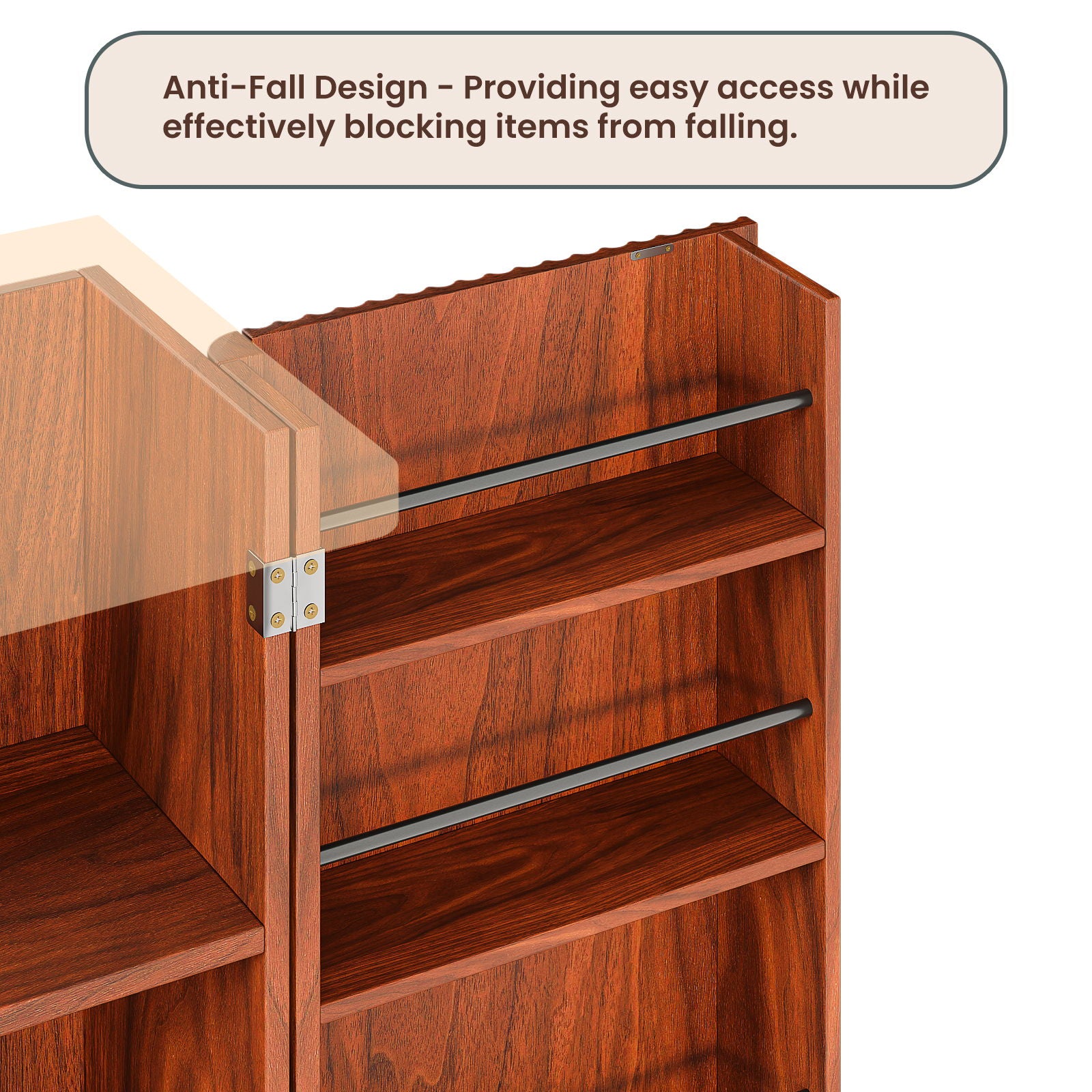 Kitchen Pantry Cabinet With 6 Doors