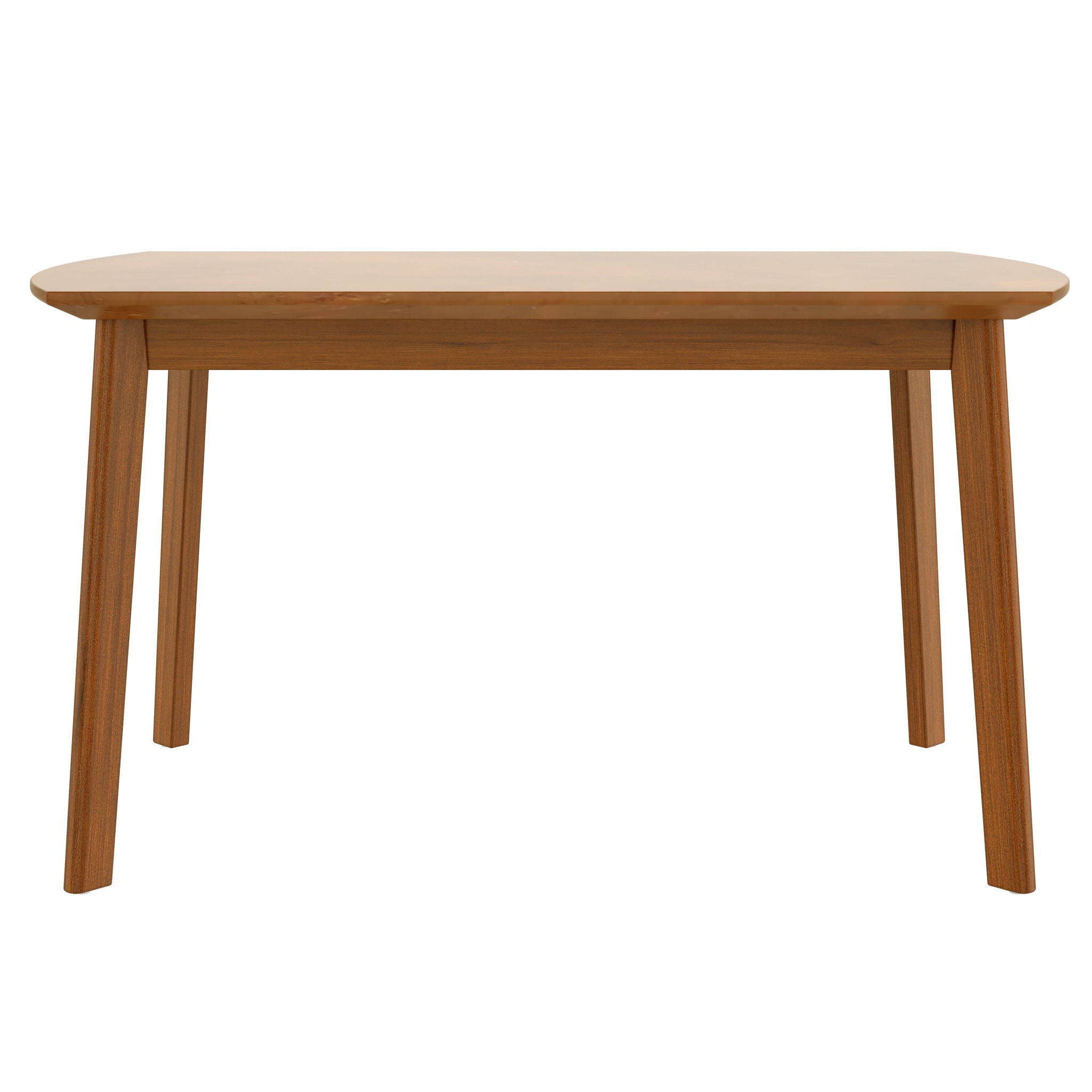 Mid Century Modern Dining Table Set For 4, Solid Wood Dining Table And Solid Wood Chairs, 5 Pieces Farmhouse Dining Table And 4 Upholstered Chairs - Brown / Gray