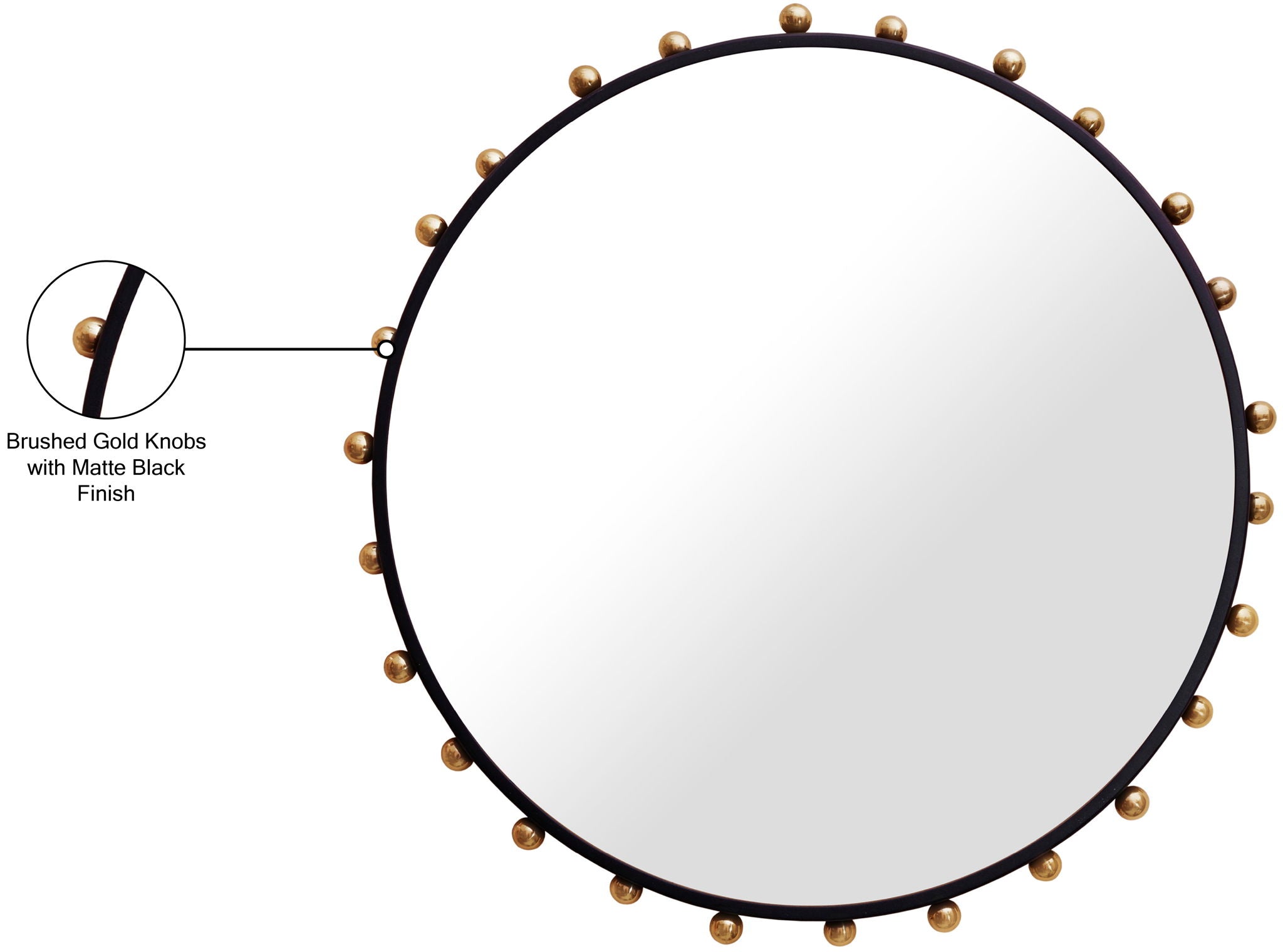 Raven - Mirror - Black / Gold