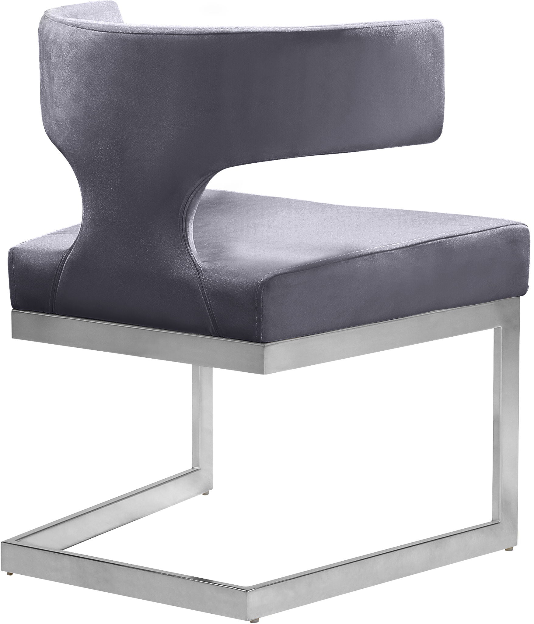 Alexandra - Dining Chair with Chrome Legs