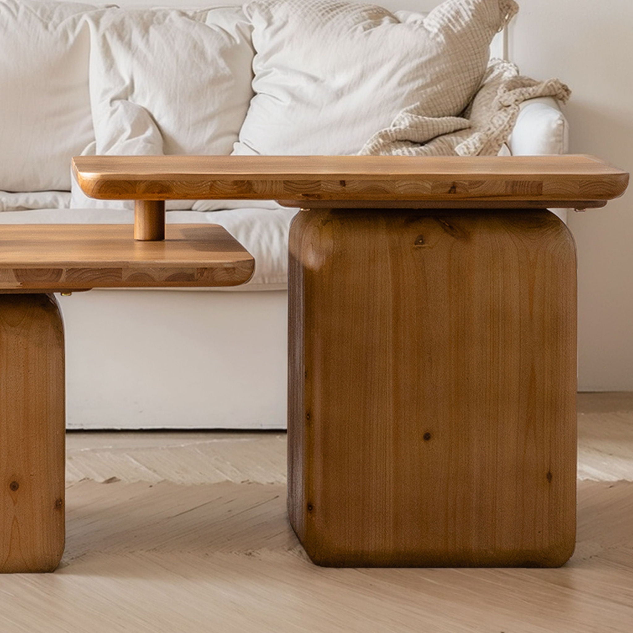 Square Coffee Table Set (Set of 2)