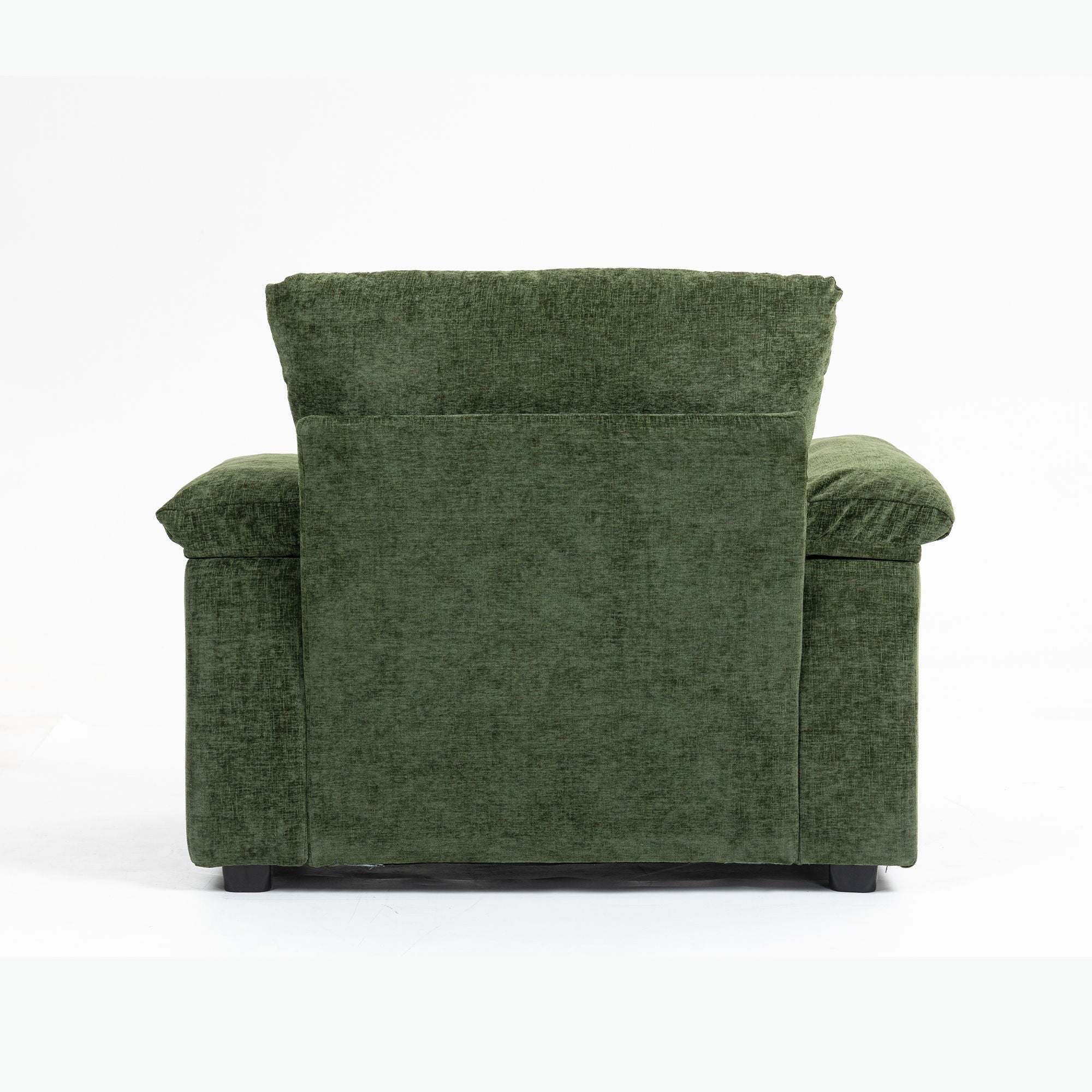 Fabric Sofa Bed With Cupholders And USB Charging Ports Chair For Living Room