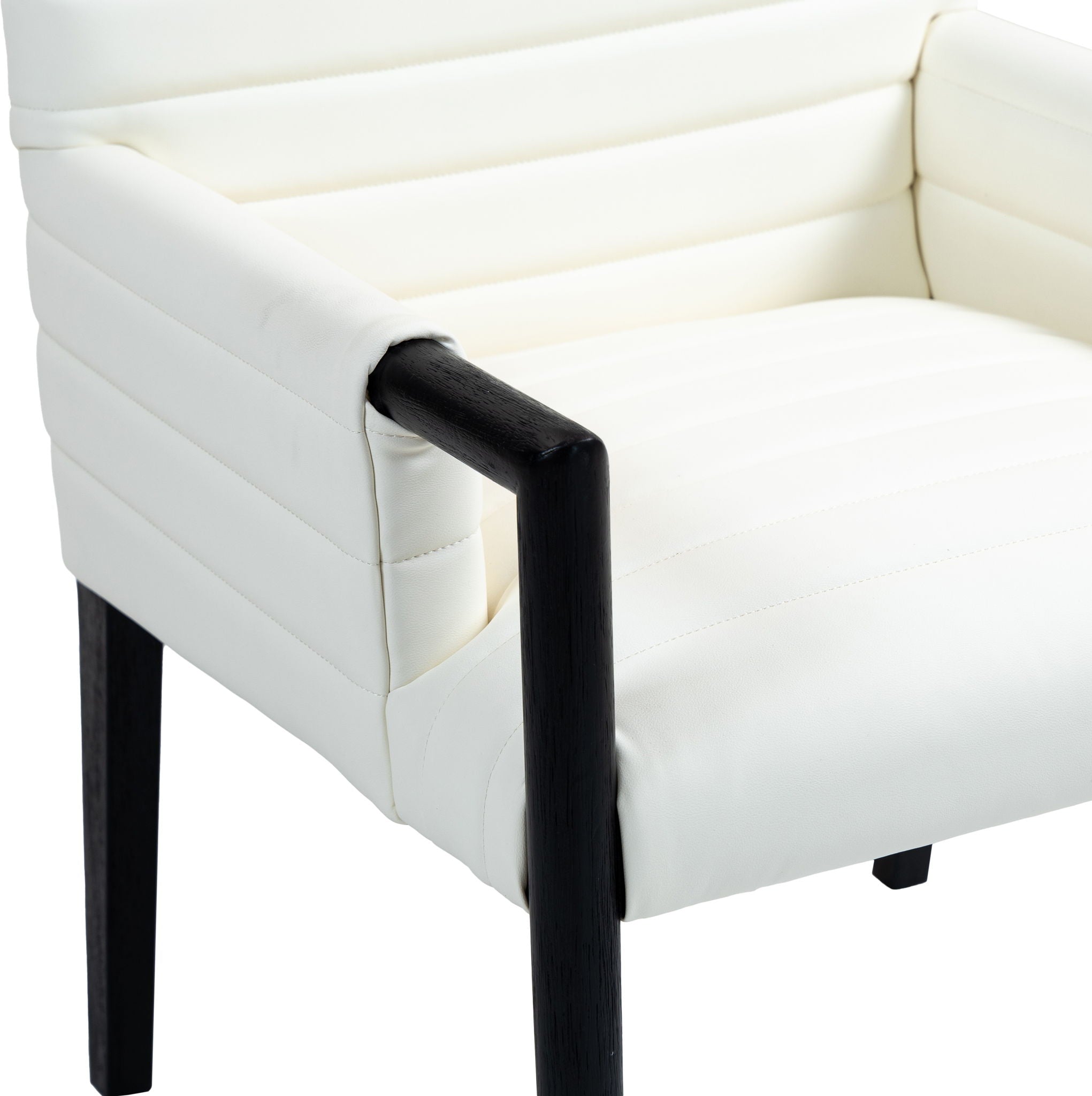 Aimee - Dining Arm Chair - Black Legs