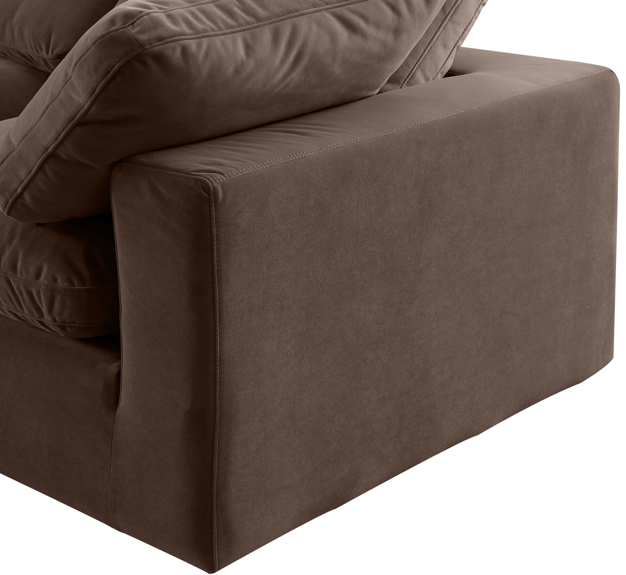 Comfy - 8 Piece Velvet Modular Sectional