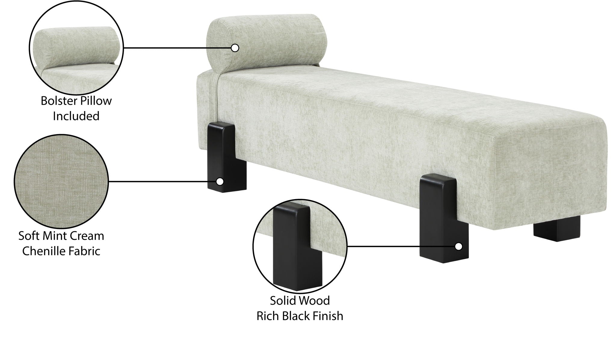 Edison - Bench - Black Base