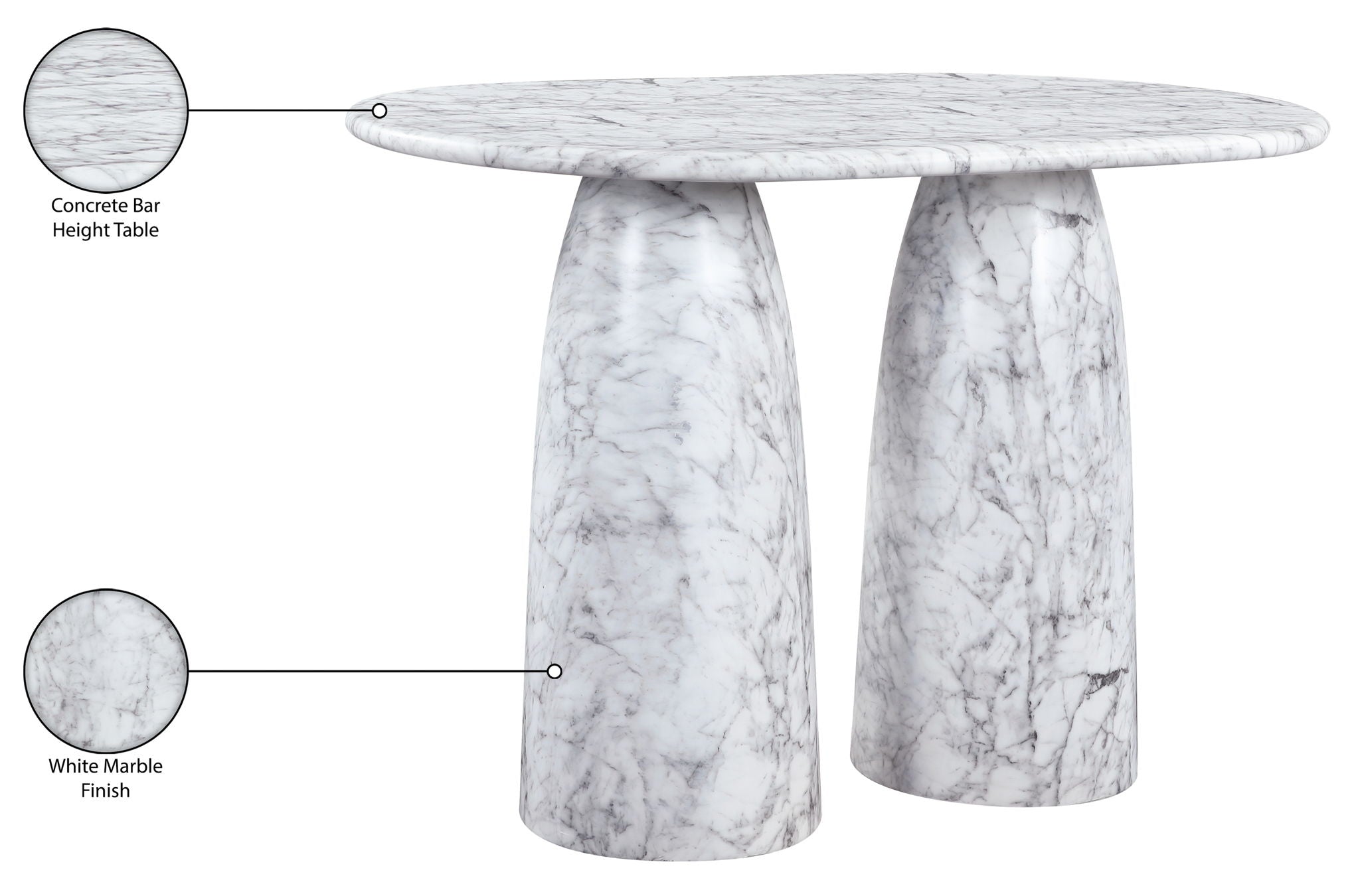 Cosenza - Concrete Indoor / Outdoor Table
