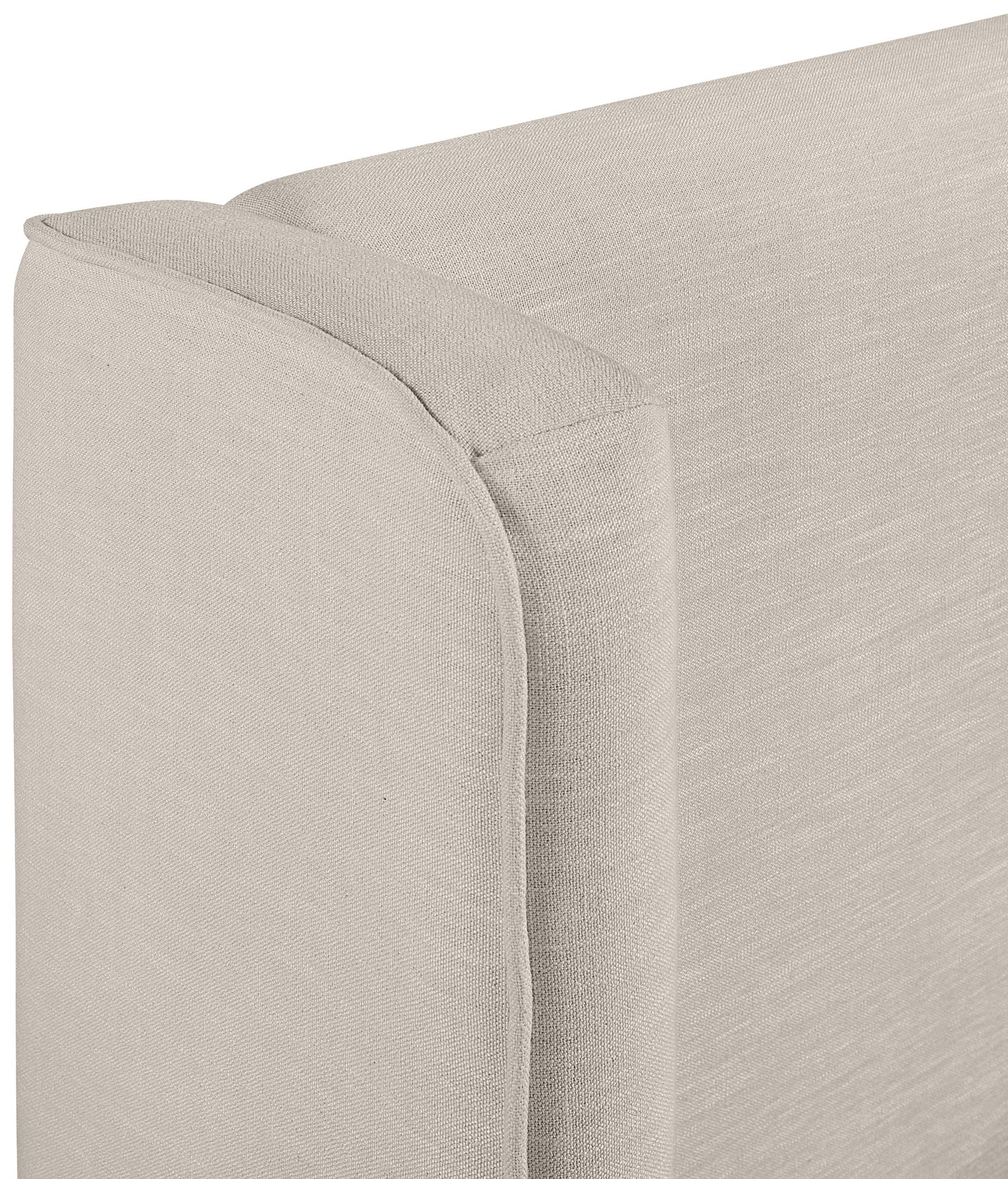 Kendall - Linen Textured Fabric Upholstered Bed