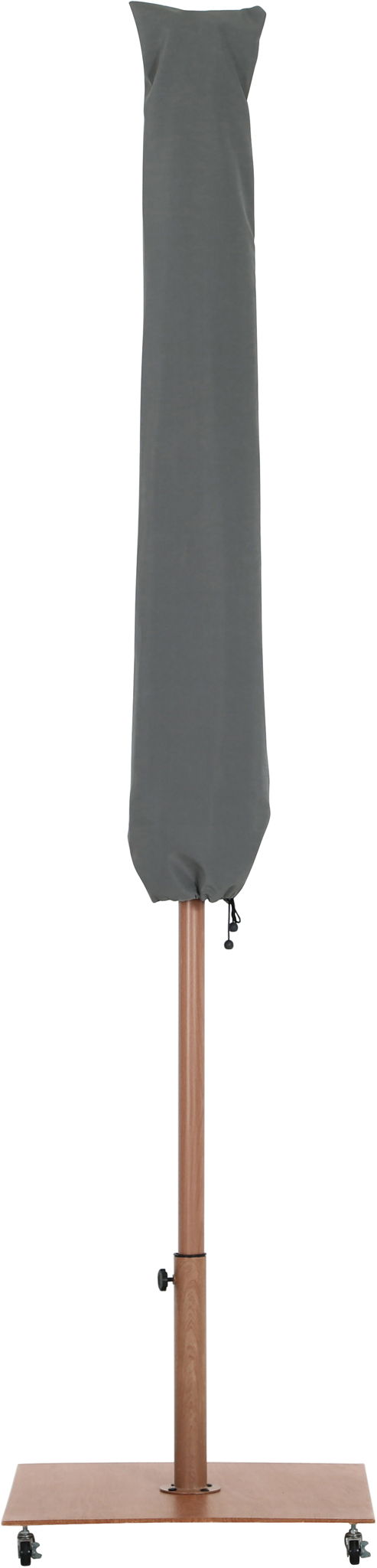 Amalfi - Aluminum Patio Umbrella - Light Brown Base / Light Brown Pole