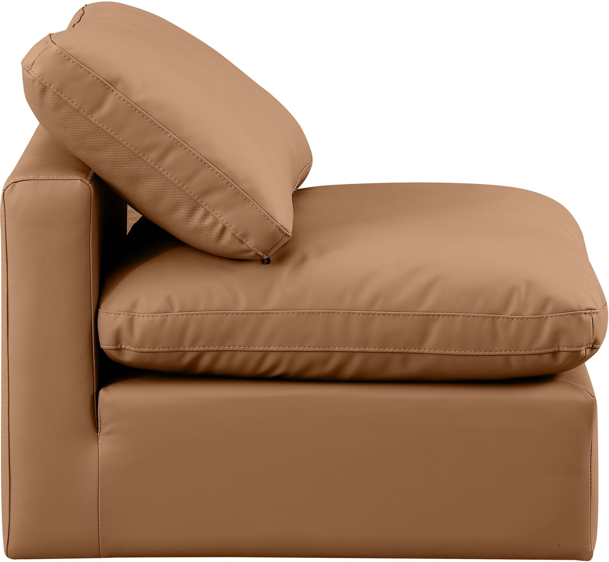 Indulge - Faux Leather Armless Chair
