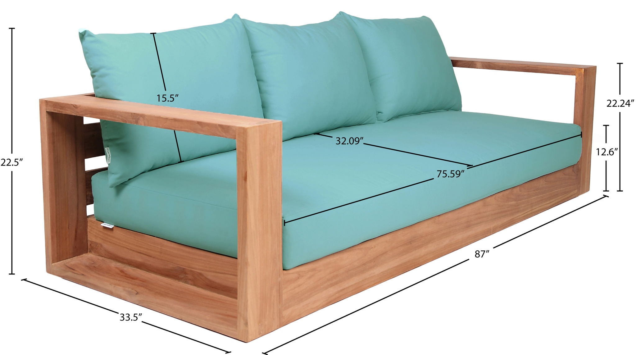 Tulum - Water Resistant Outdoor Sofa