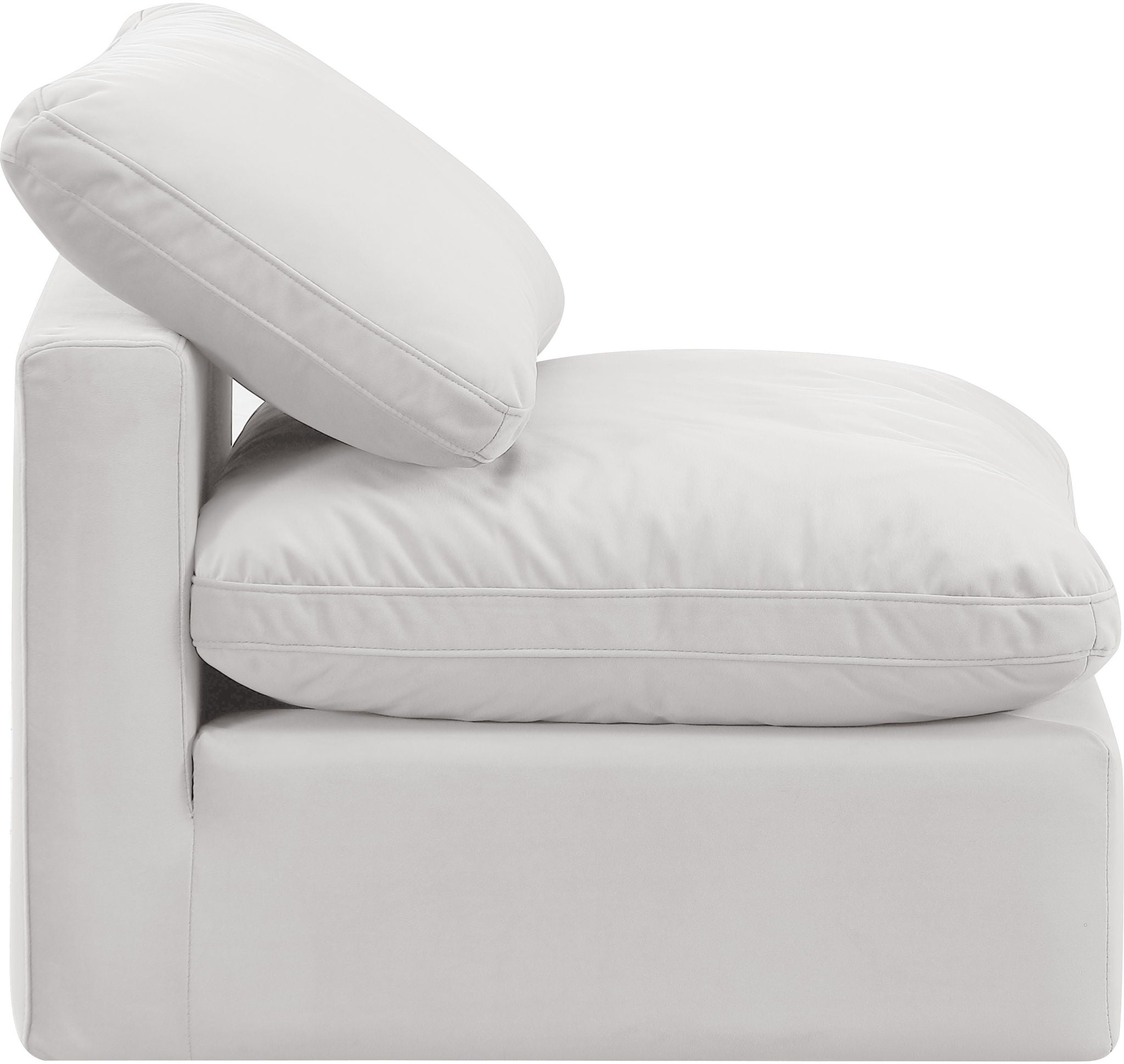 Indulge - Velvet Armless Chair